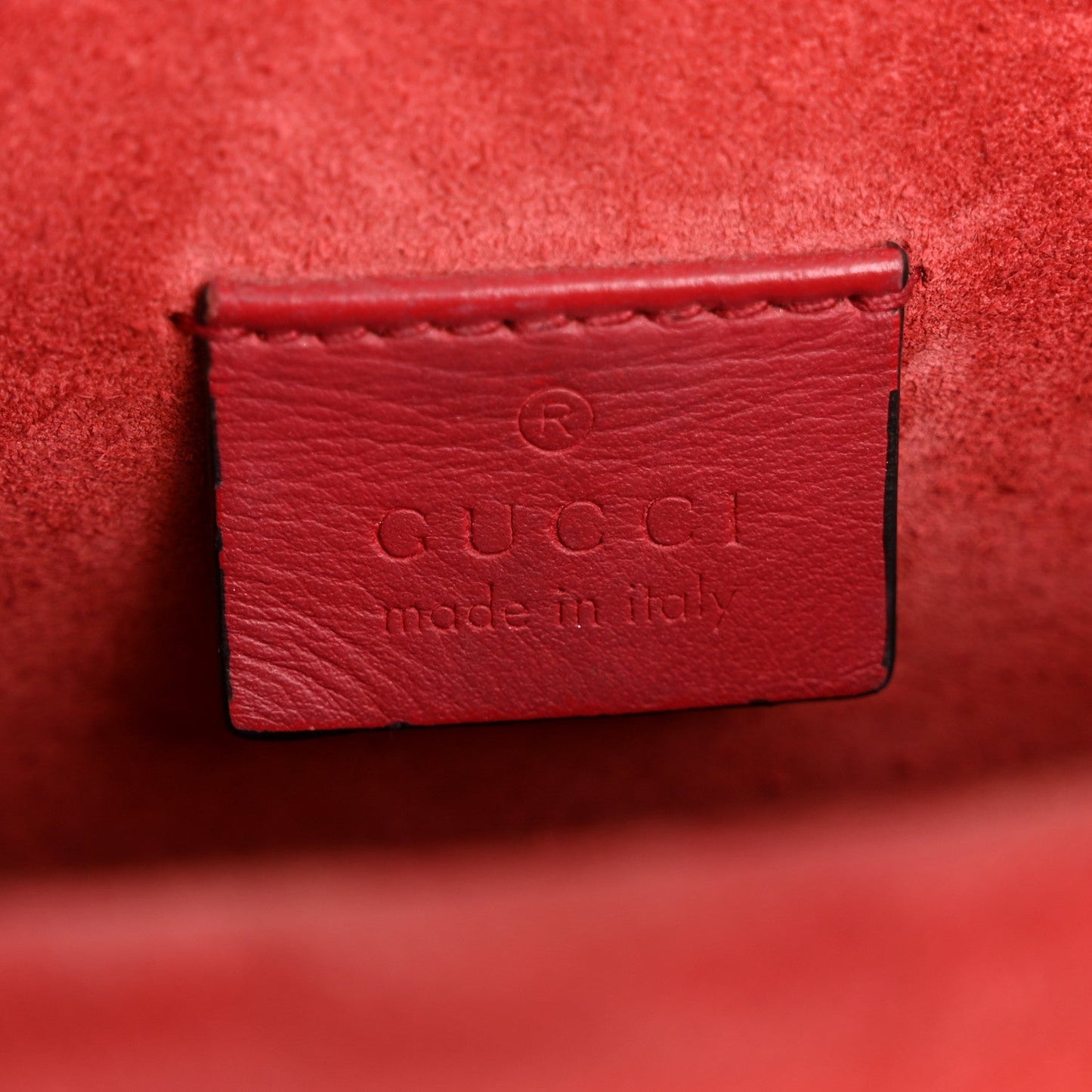 GG Supreme Monogram Suede Mini Dionysus Shoulder Bag Beige Ebony Vulcanic Red