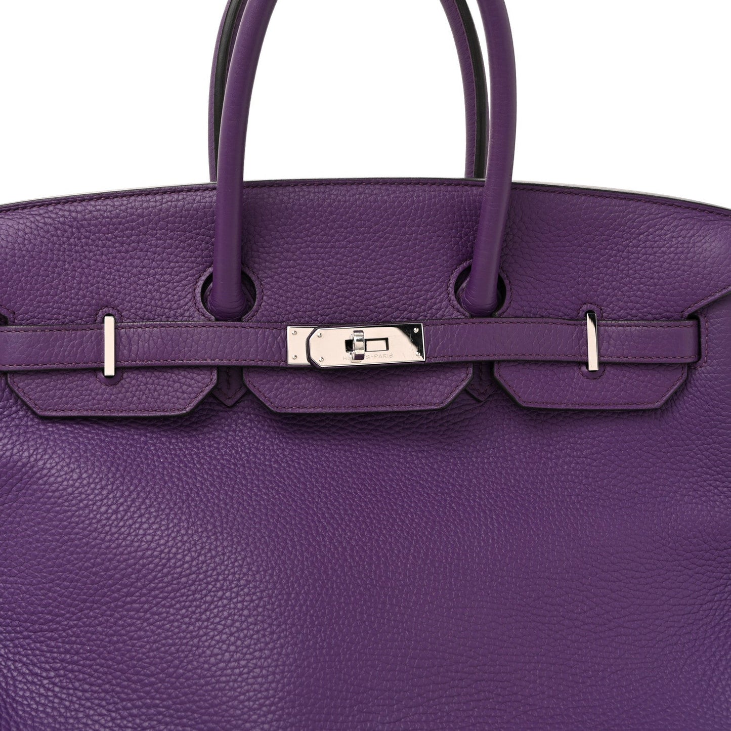 Taurillon Clemence Birkin 35 Ultraviolet