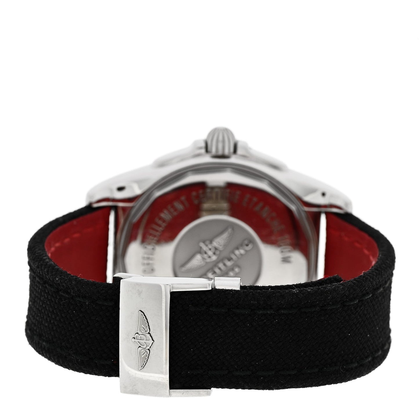 Stainless Steel Fabric 44mm Galactic Unitime Automtic Watch Black WB3510