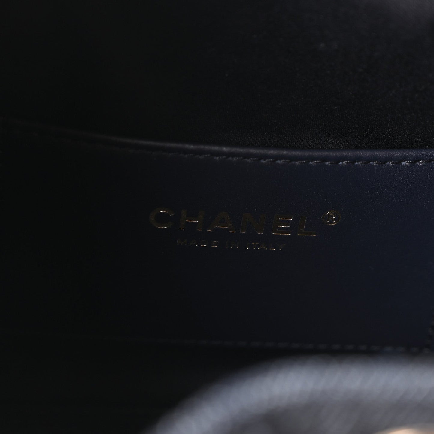 Denim Quilted Mini Chanel 25 Handbag Dark Blue