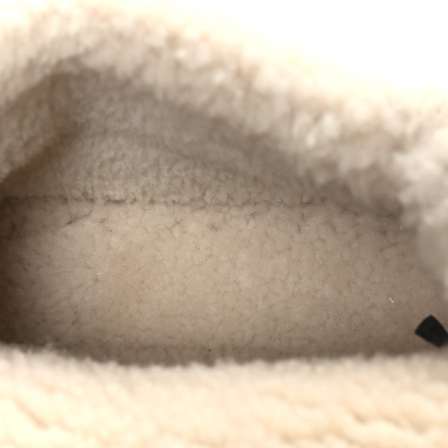 Sakai Be Green Calfskin Shearling Mini Dionysus Top Handle Bag Black