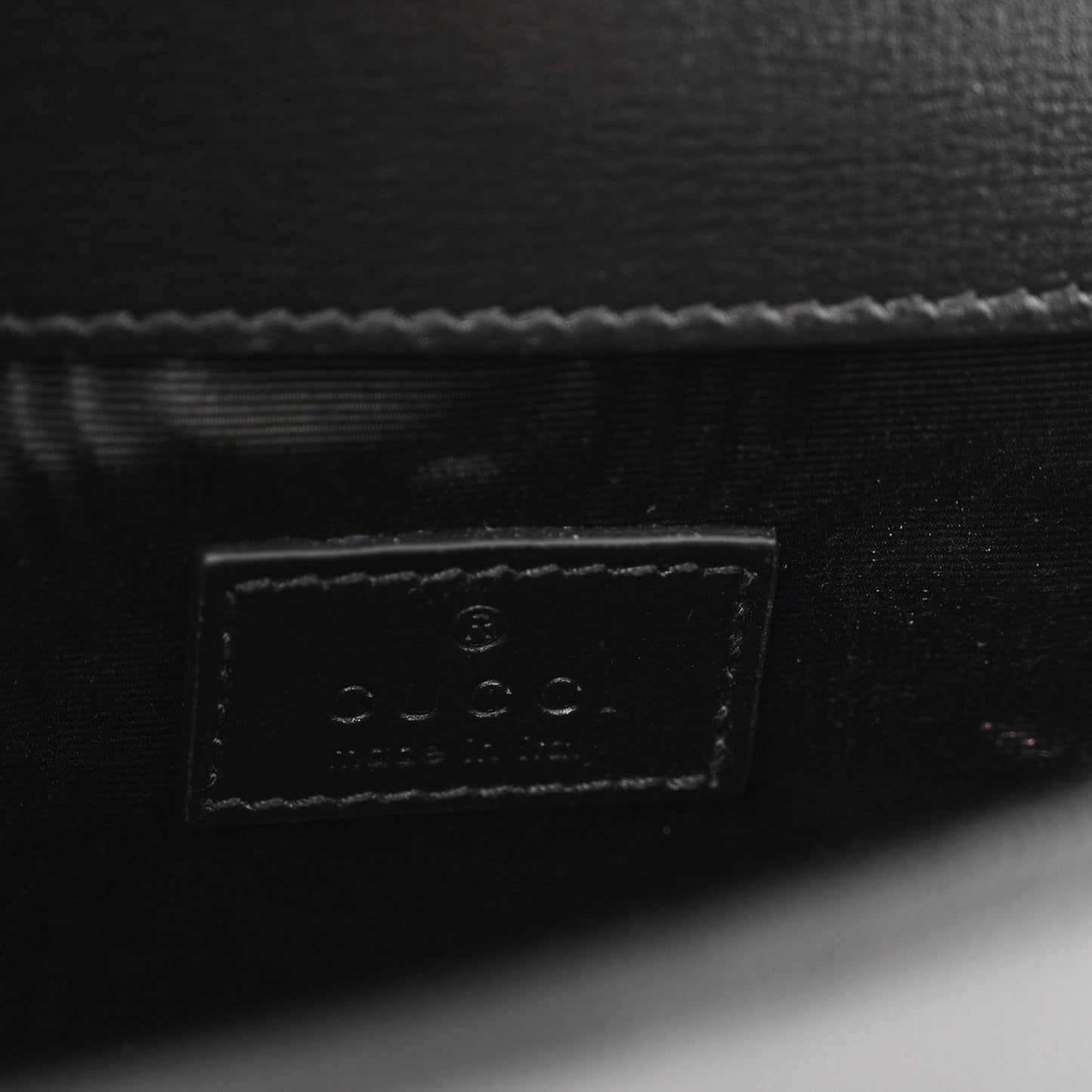 Satin Crystal GG Monogram Mini Dionysus Top Handle Bag Black
