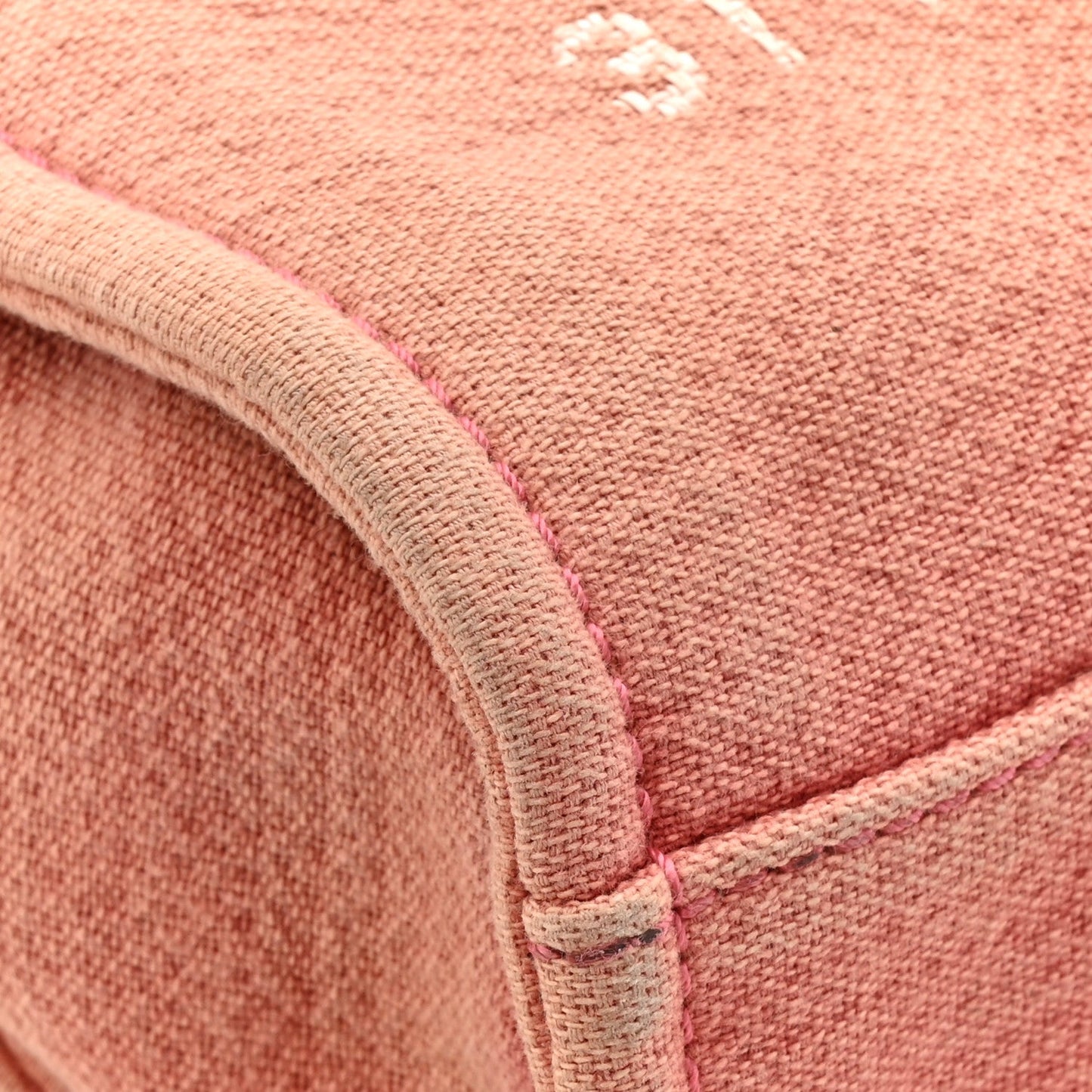 Canvas Mini Deauville Tote Red