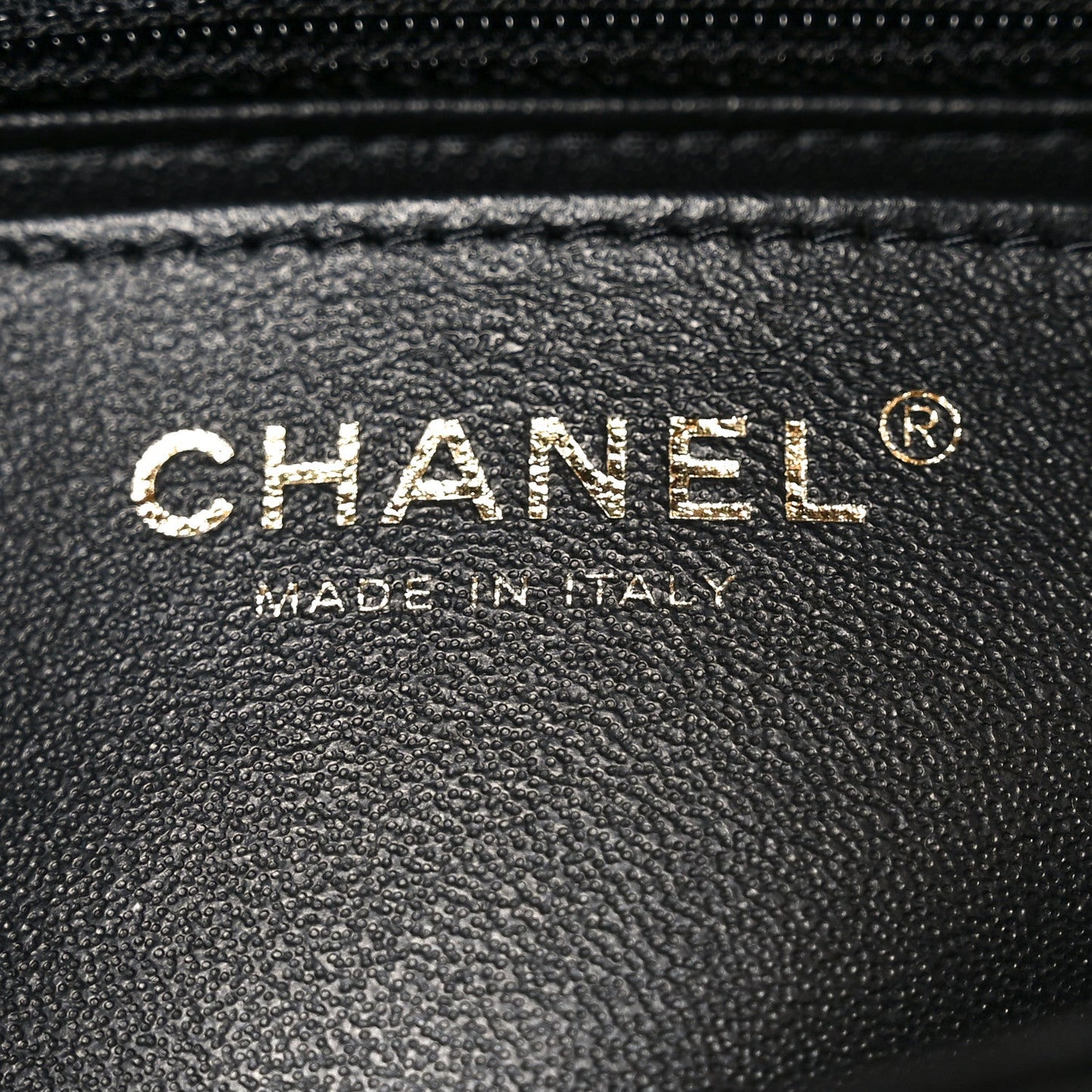 Lambskin Quilted Mini Rectangular Flap Black