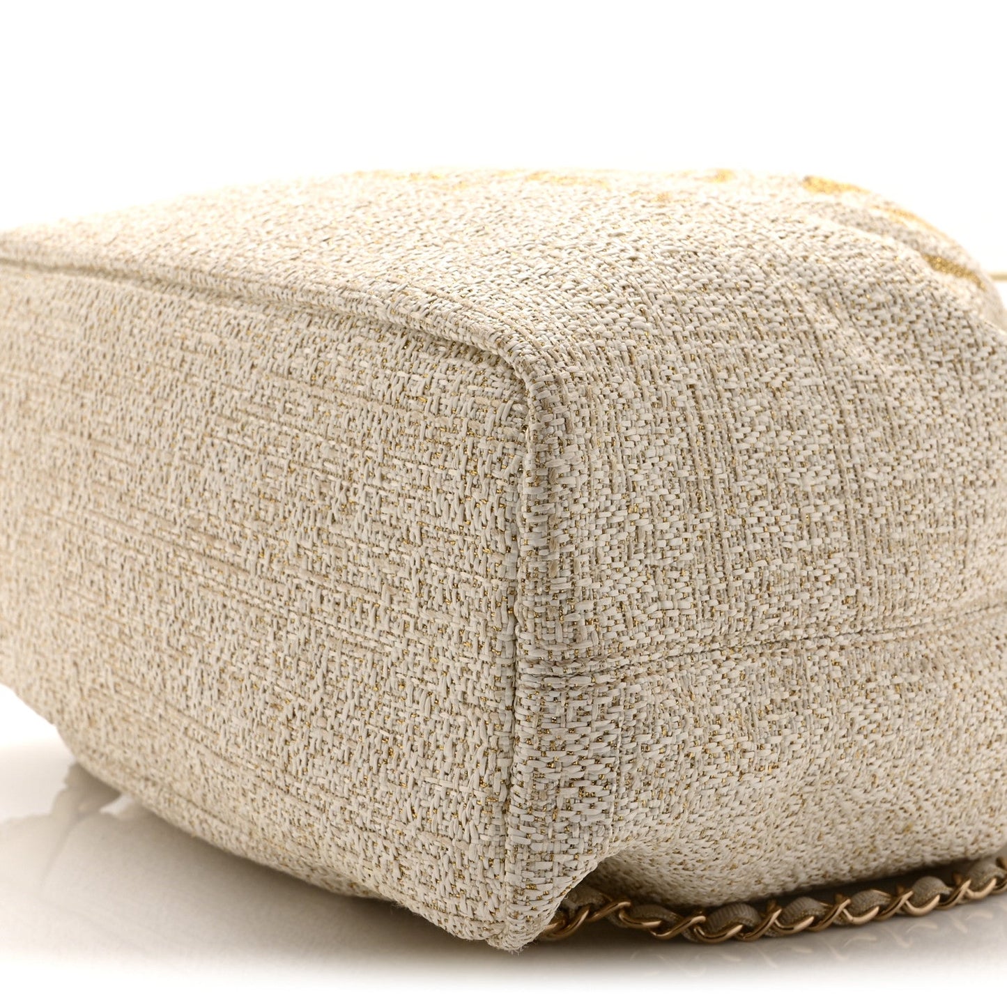 Canvas Large Deauville Backpack Light Beige