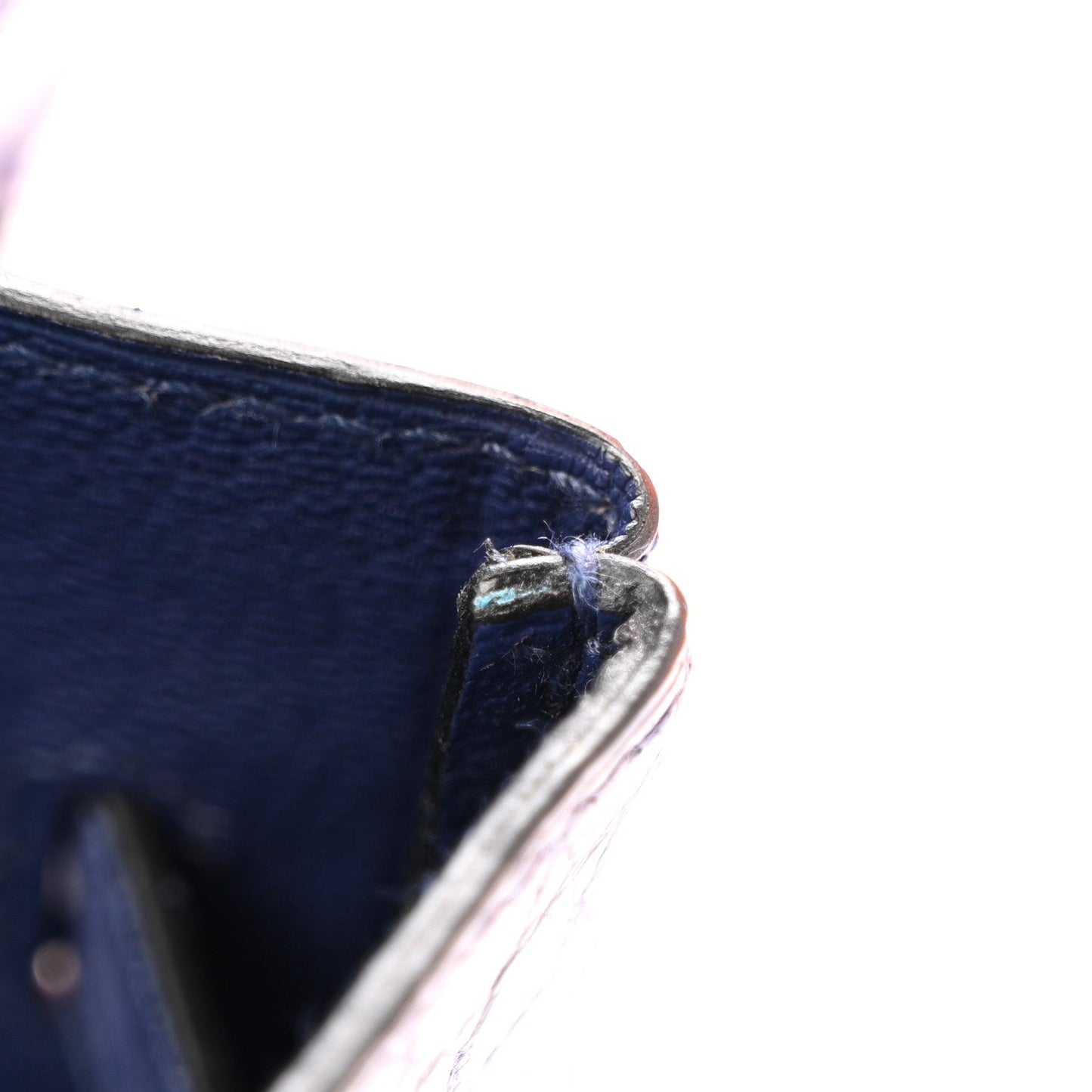 Matte Porosus Crocodile 18K White Gold Diamond Birkin 35 Bleu Brighton