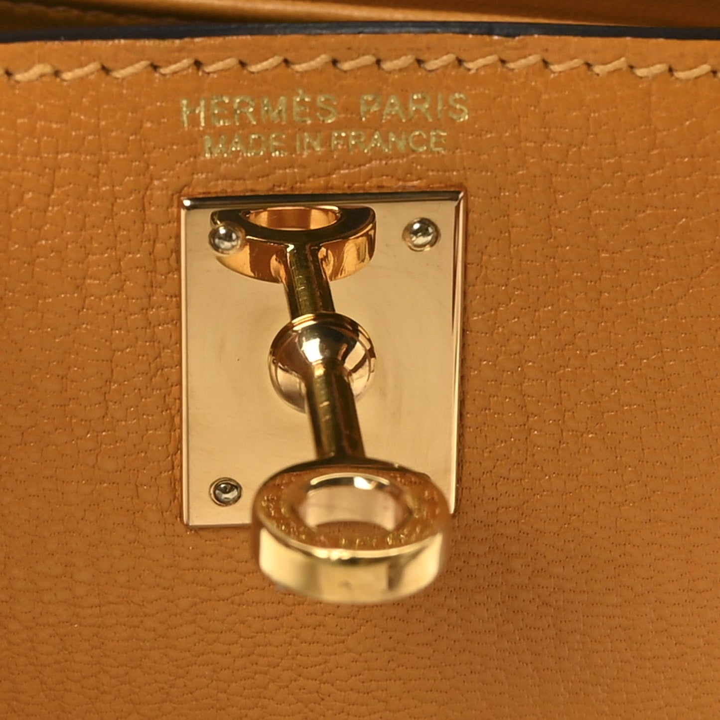 Chevre Chamkila Mini Kelly Sellier 20 Jaune D'or