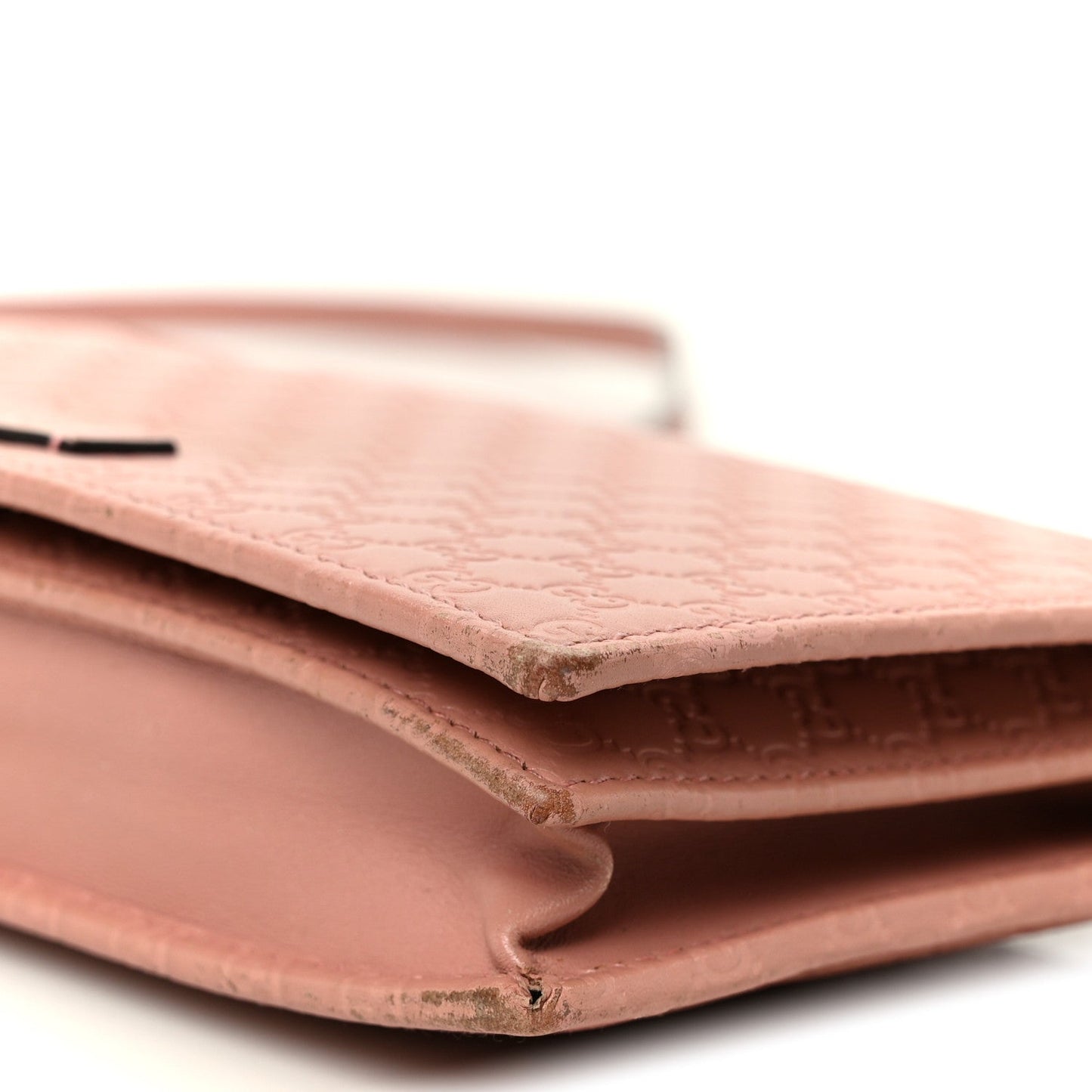 Microguccissima Crossbody Wallet Brown