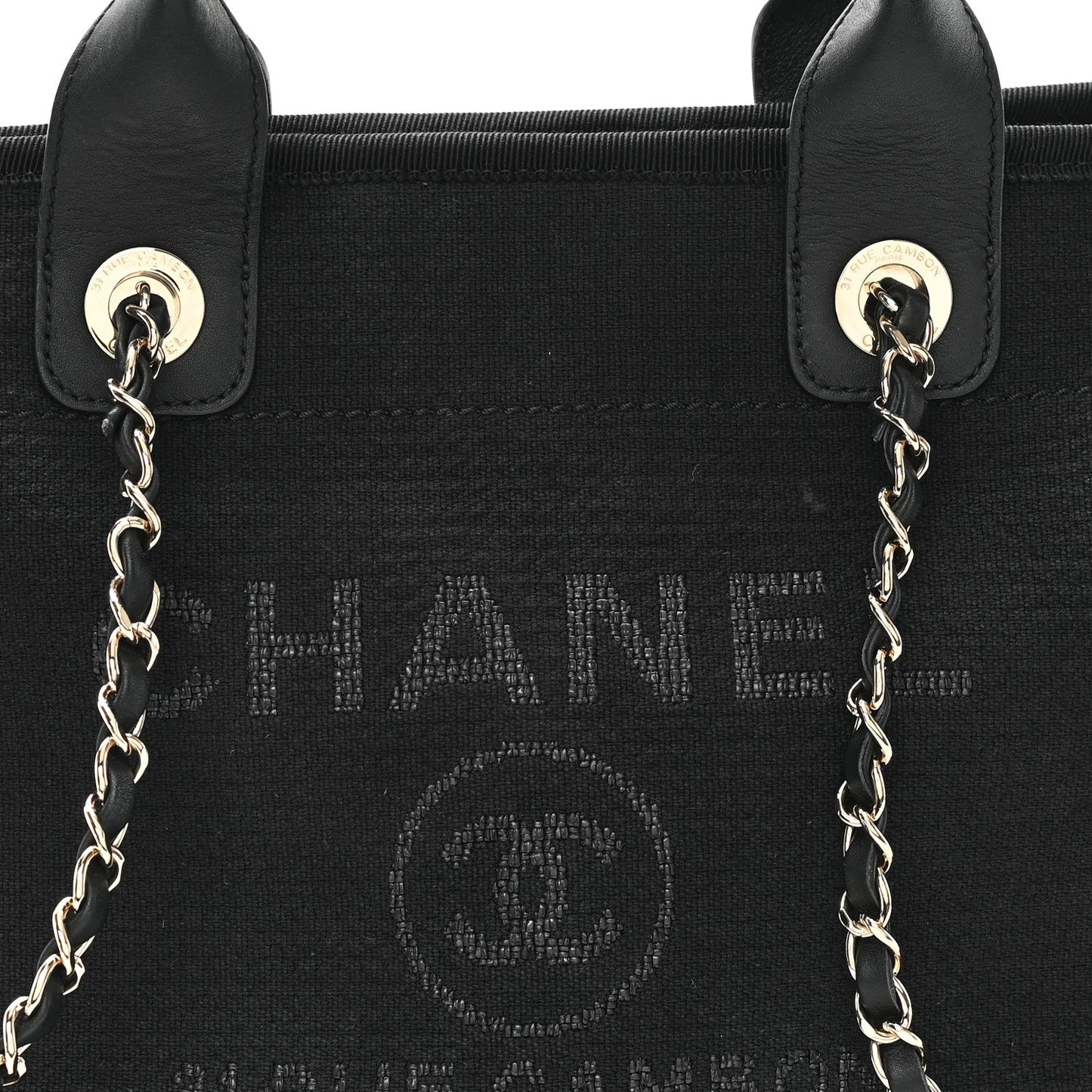 Mixed Fibers Small Deauville Tote Black