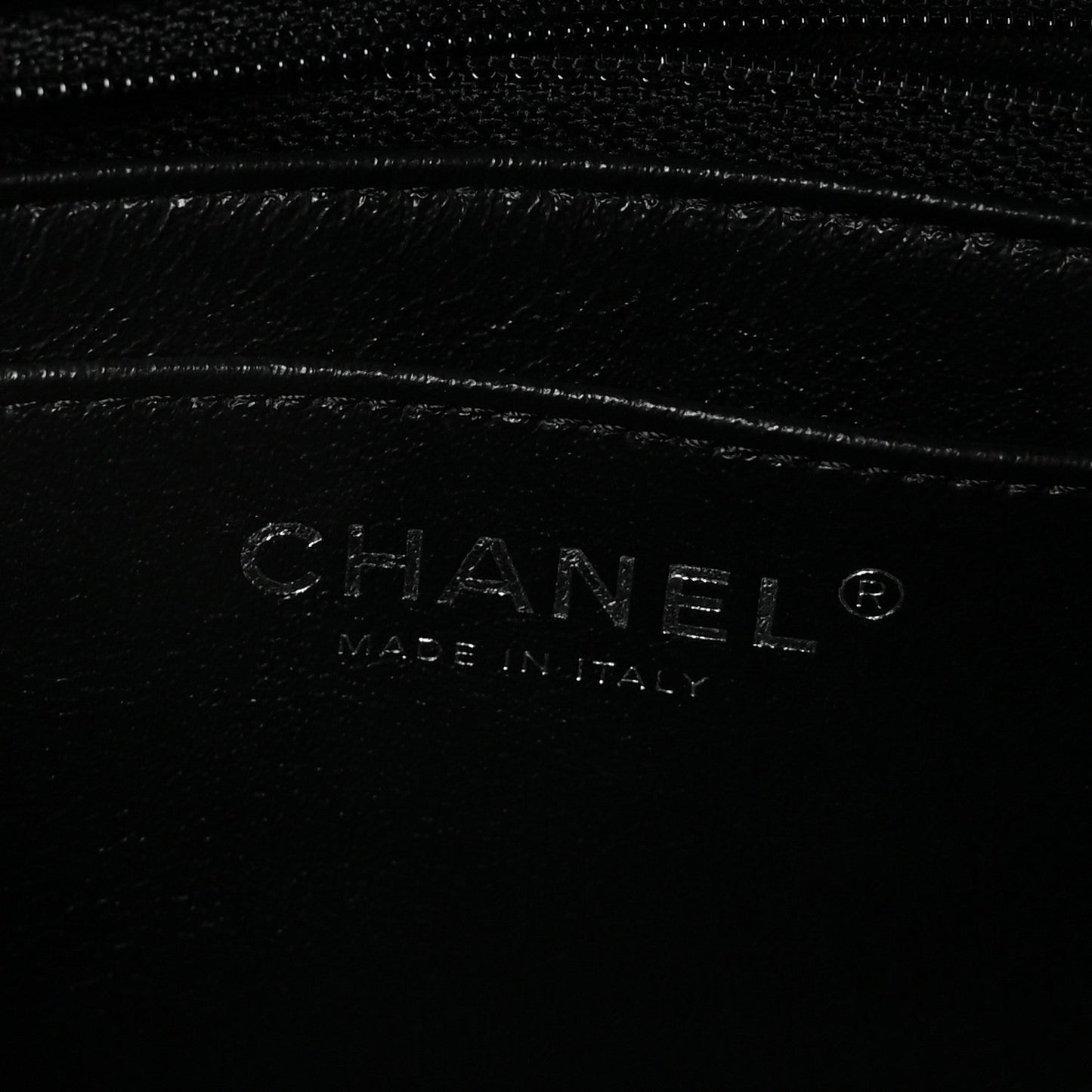 Lambskin Quilted Mini Rectangular Flap Black