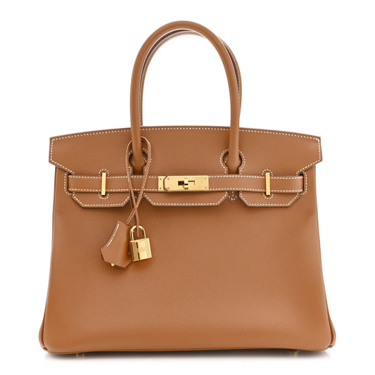 Epsom Birkin 30 Gold
