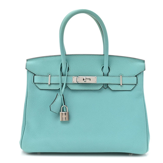 Togo BIRKIN 30 Bleu Atoll