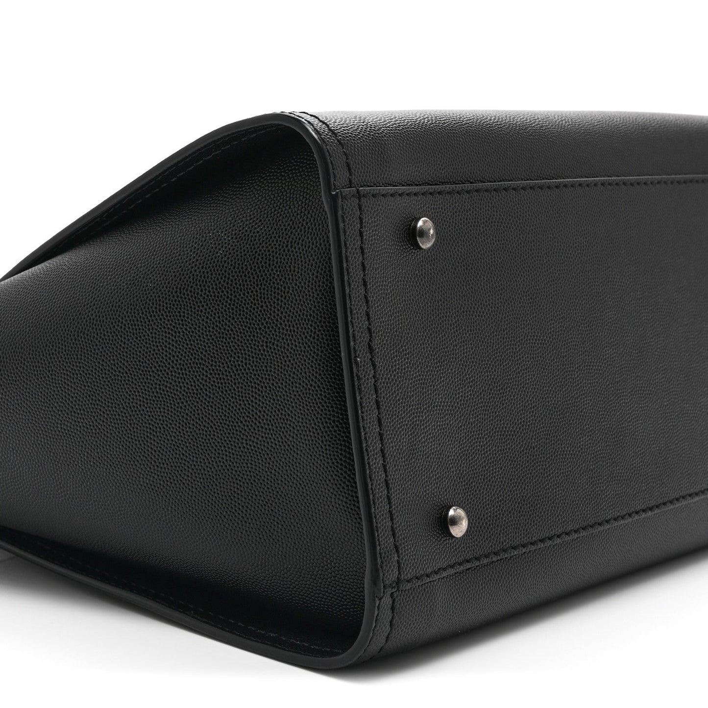 Caviar Small Studded Deauville Tote Black