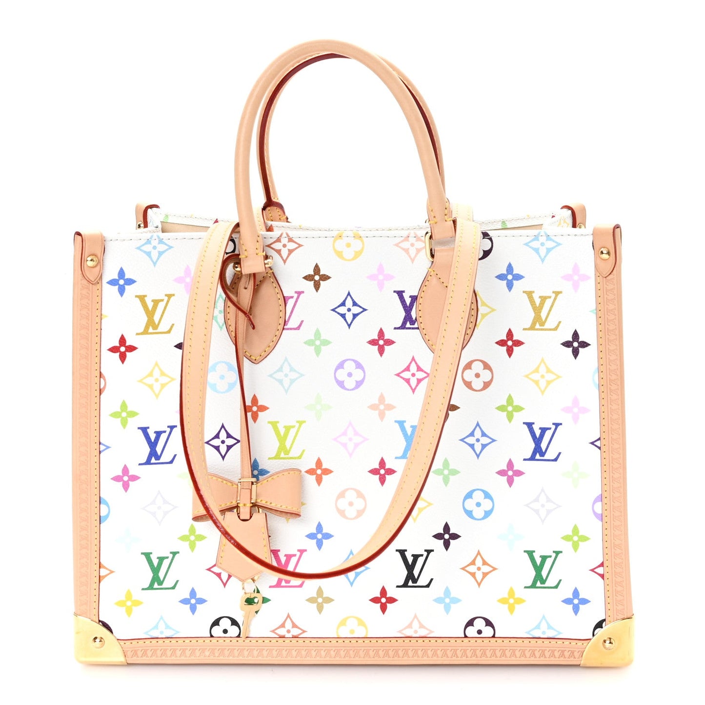 LV X TM Monogram Multicolor Onthego MM White