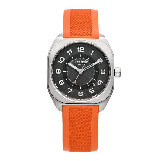 Titanium Rubber 39mm H08 Automatic Watch Orange