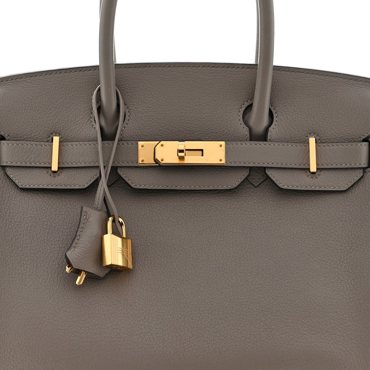 Taurillon Novillo Birkin 30 Gris Asphalte