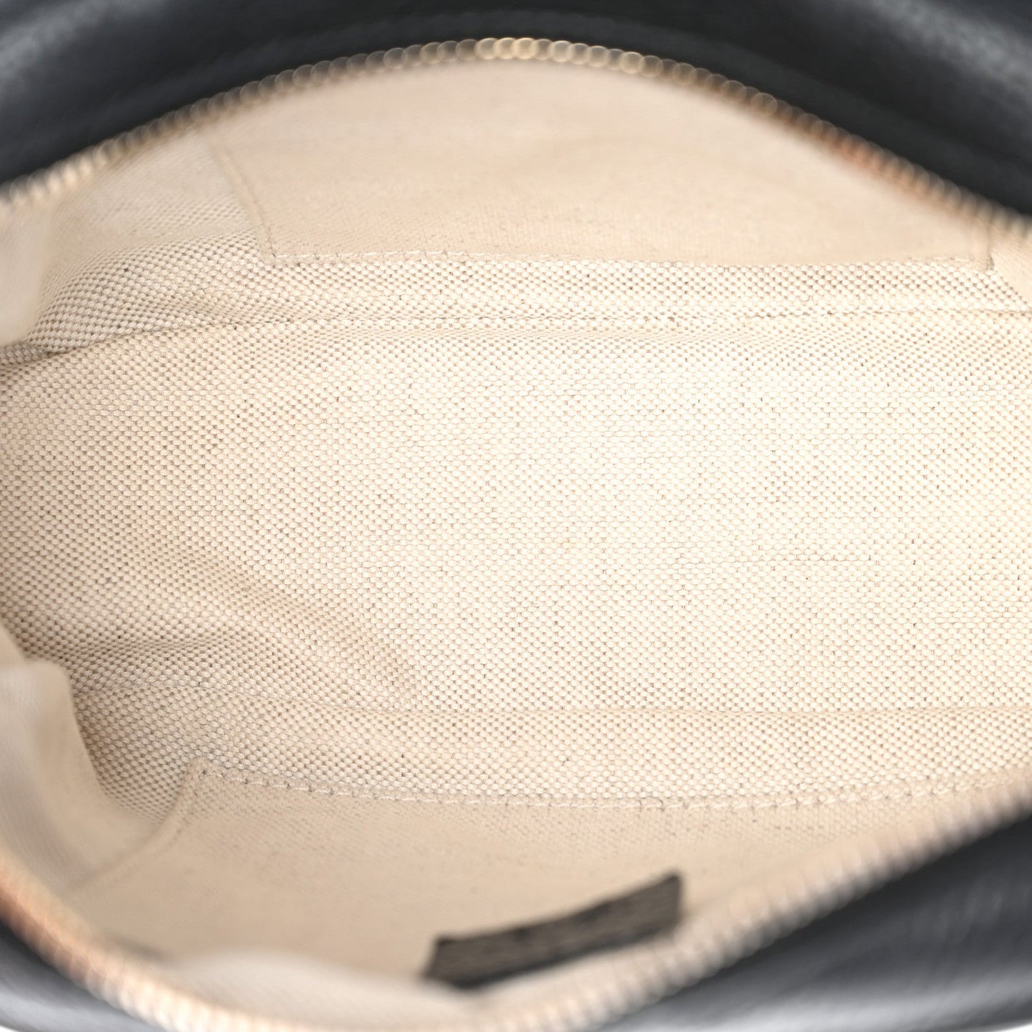Pebbled Calfskin Small Soho Disco Bag Black