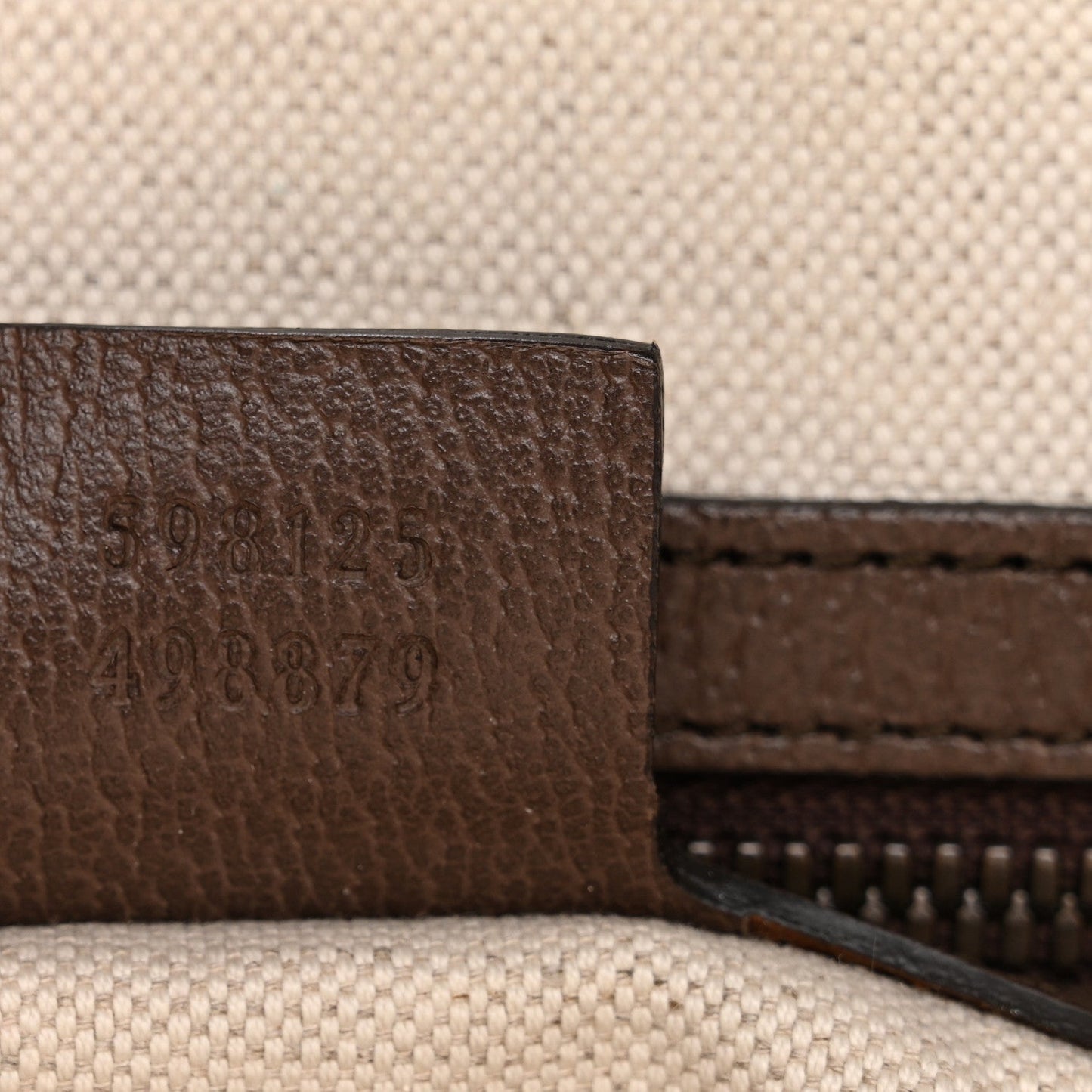 GG Supreme Monogram Web Small Ophidia Half Moon Hobo Brown