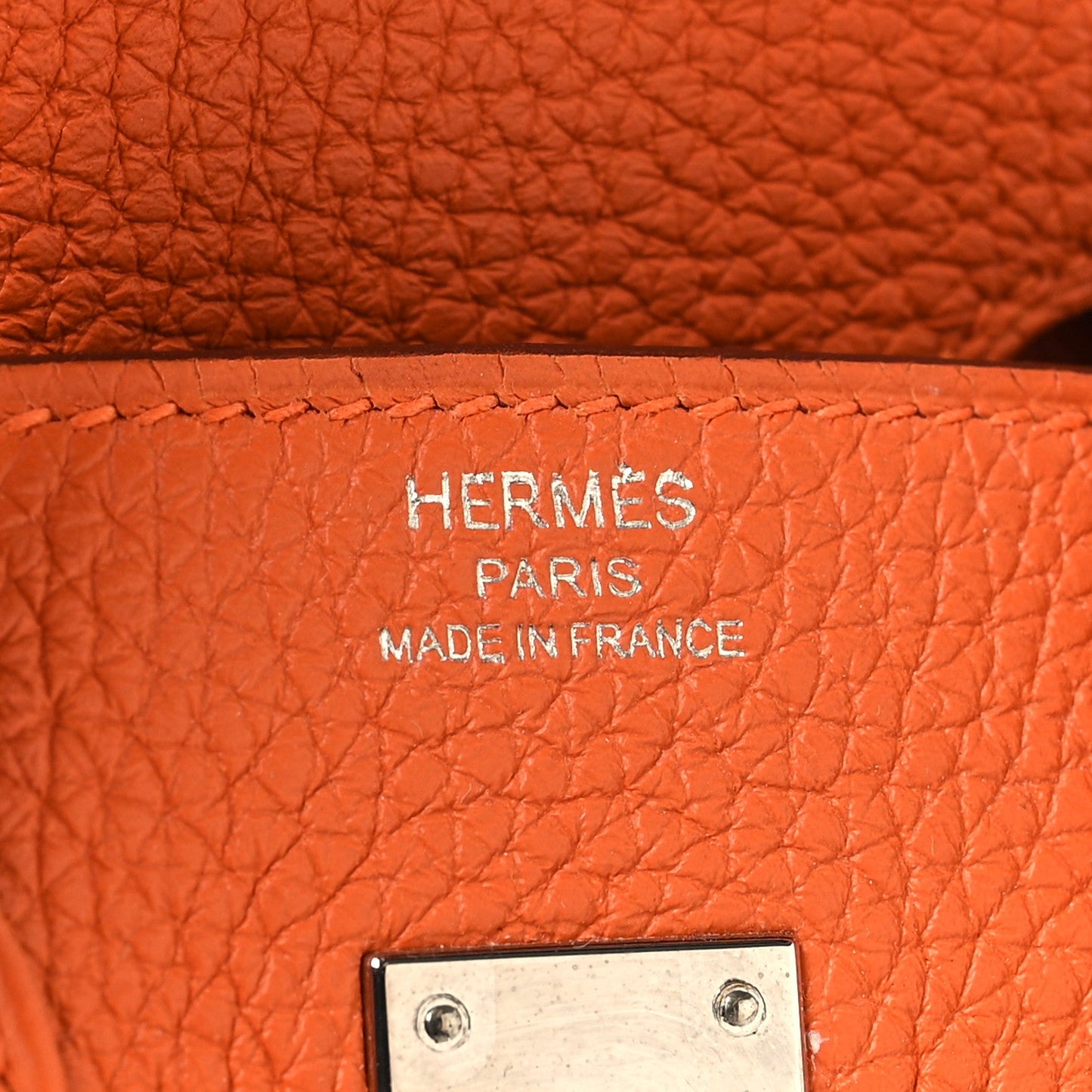 Togo Birkin 25 Orange