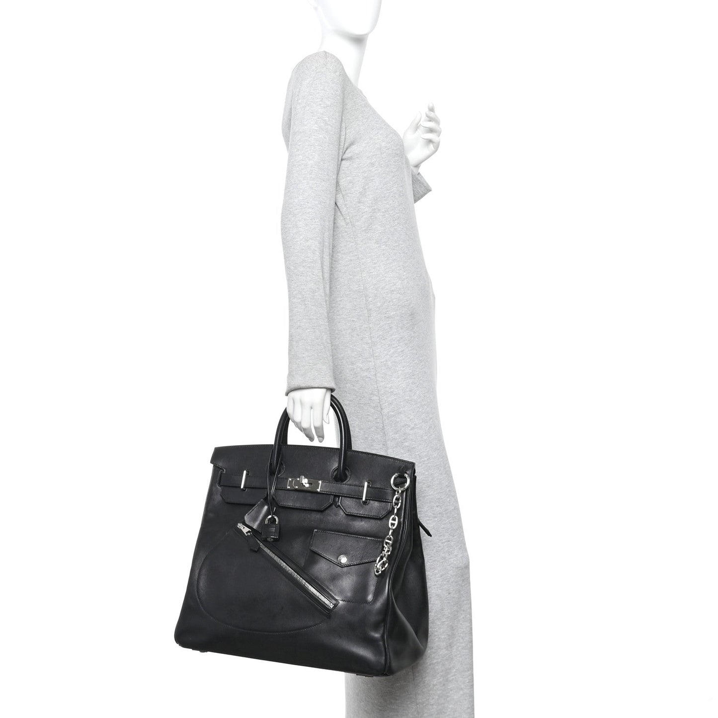 Veau Volupto Rock HAC Birkin 40 Black