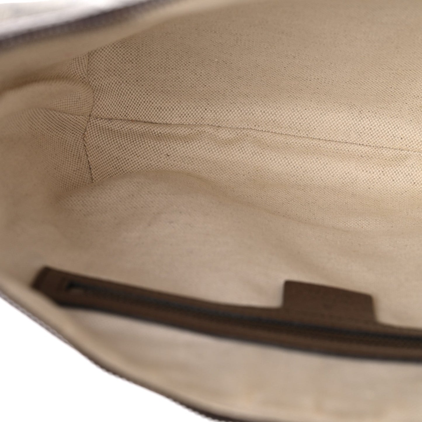 GG Supreme Monogram Web Small Ophidia Half Moon Hobo Brown