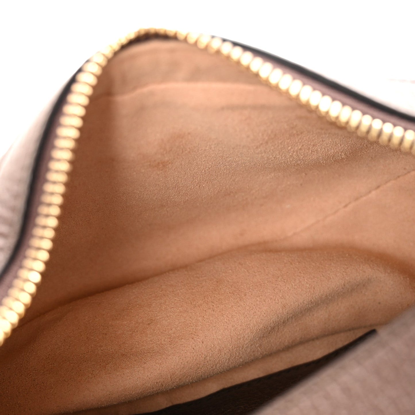 GG Supreme Monogram Textured Calfskin Web Mini Ophidia Half Moon Hobo Beige Ebony New Acero