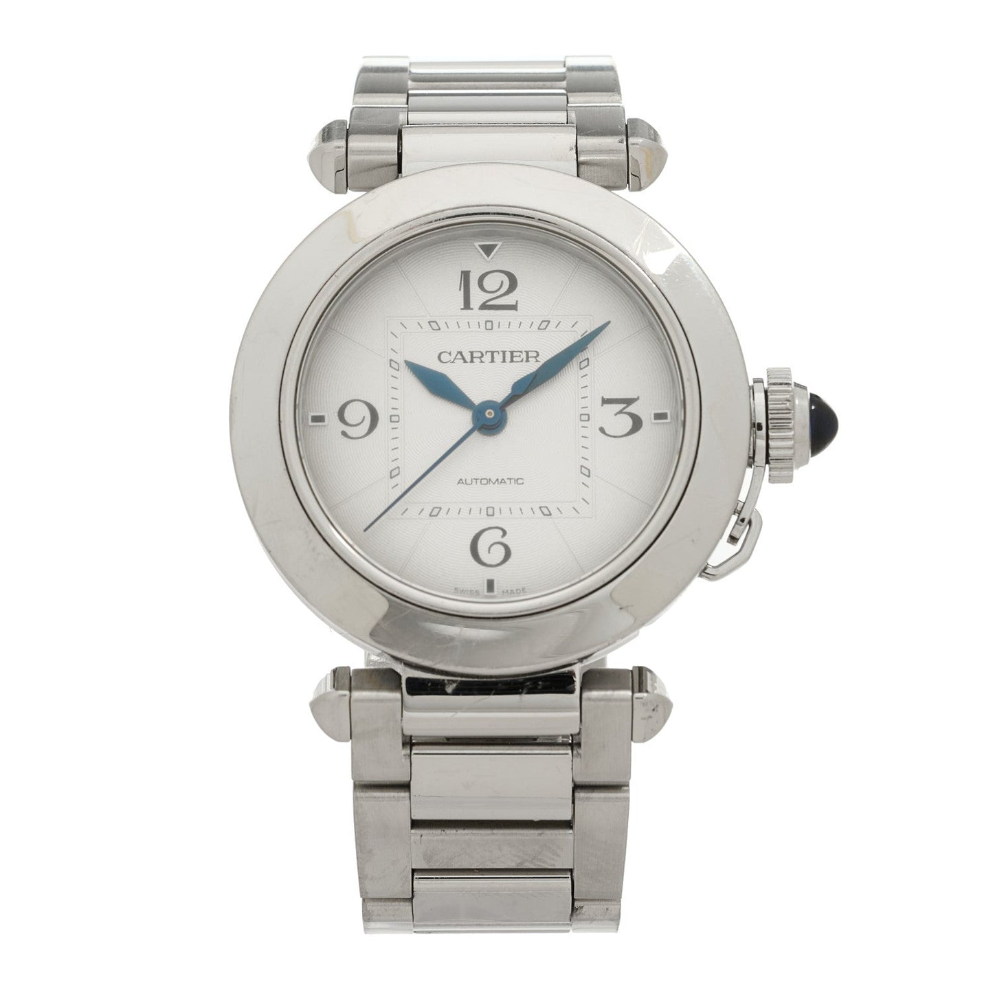 Stainless Steel 35mm Pasha C Automatic Watch Silver
