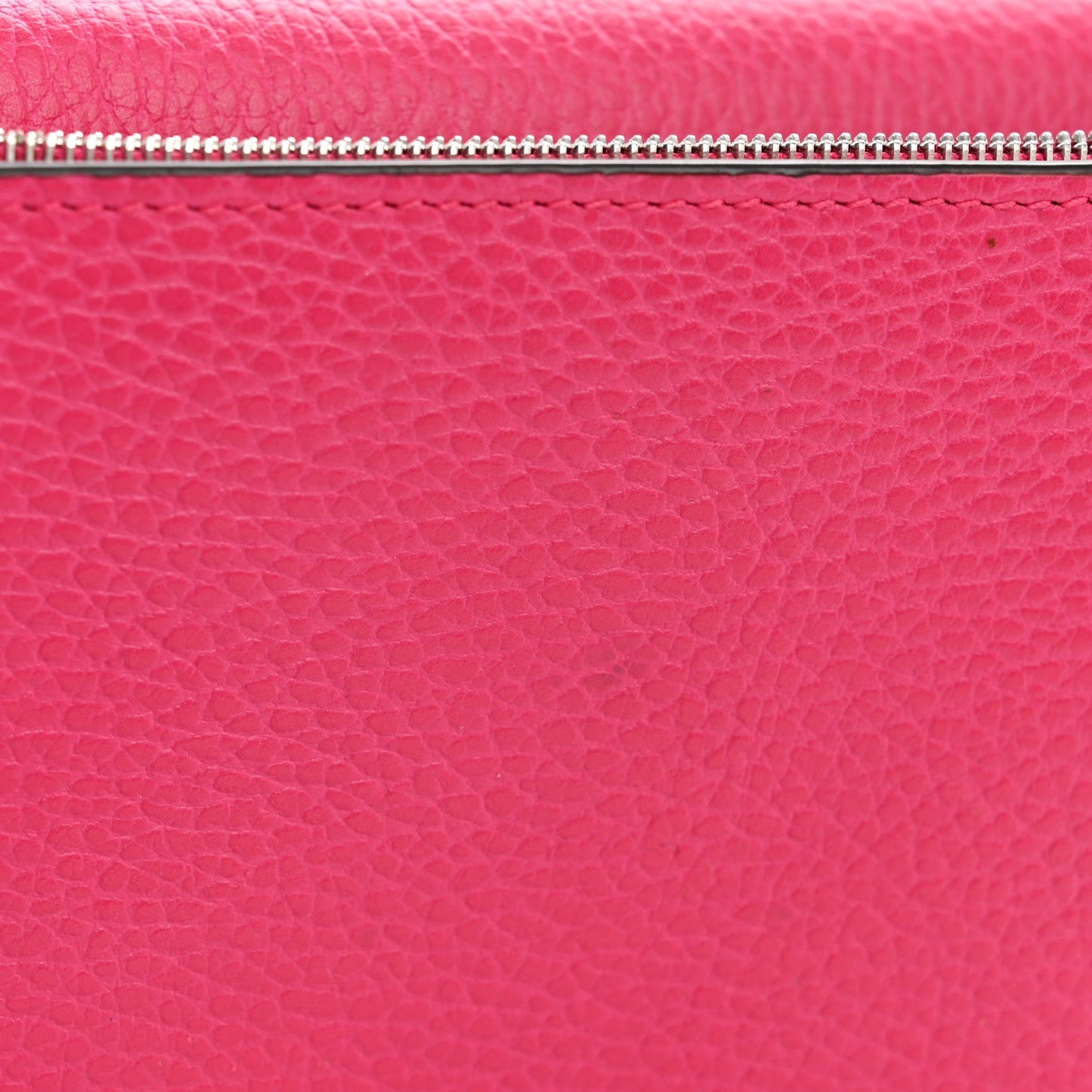 Dollar Calfskin Crystal Mini Dionysus Chain Wallet Box Pink