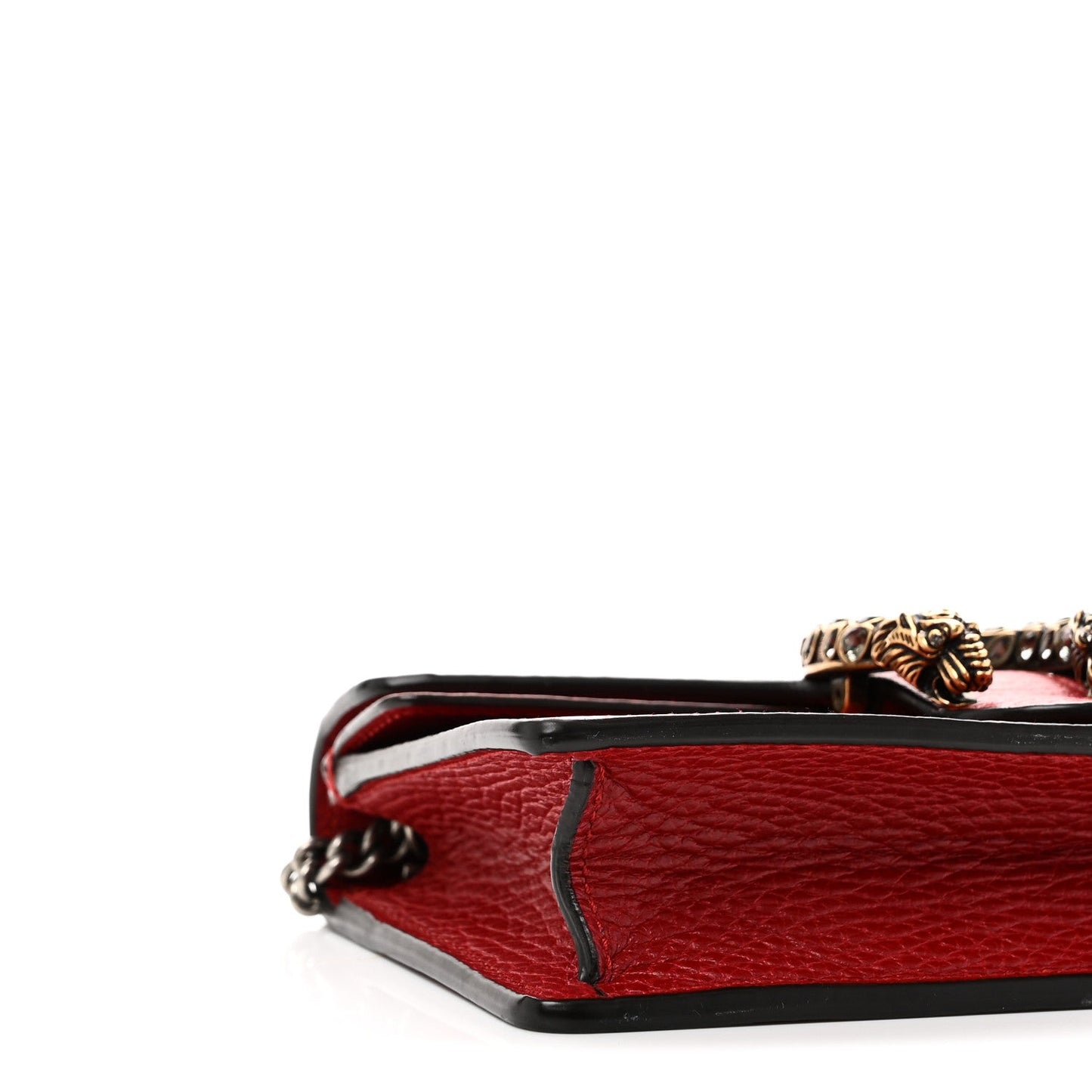 Dollar Calfskin Swarovski Crystal Small Dionysus Shoulder Bag Hibiscus Red