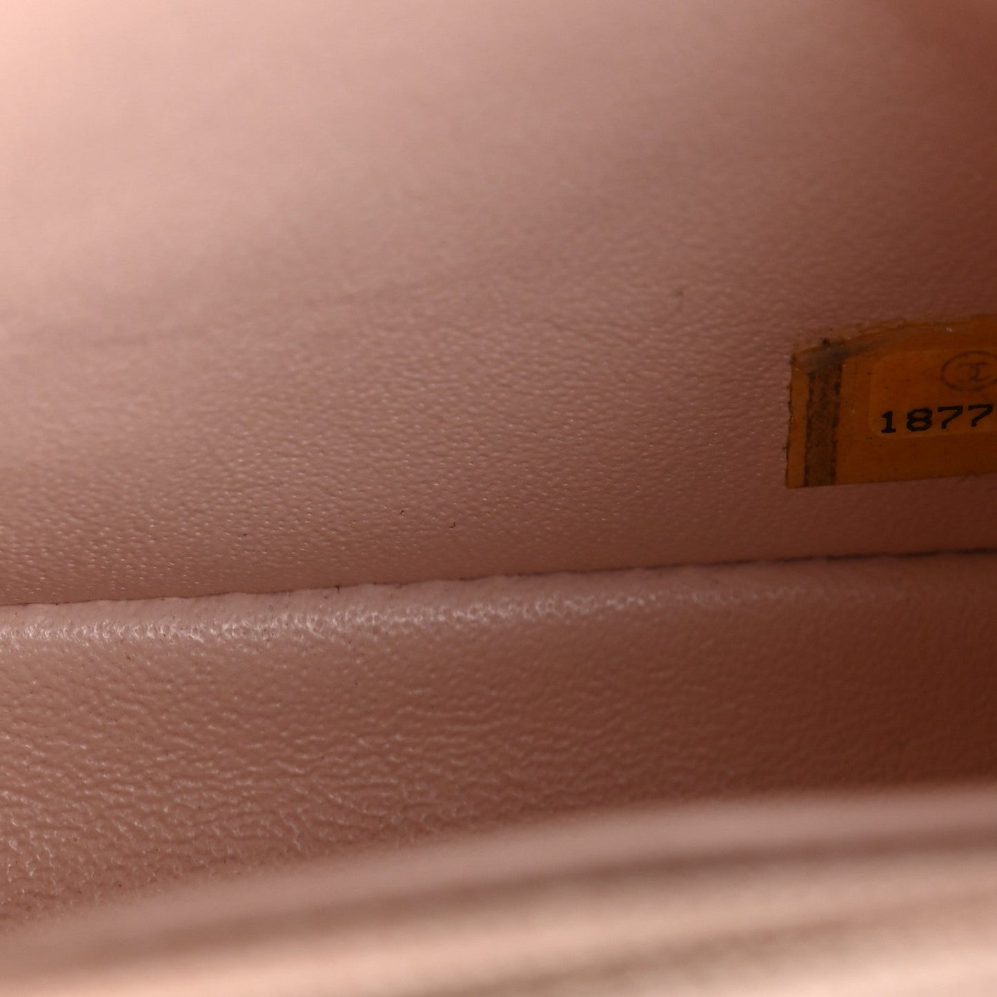 Caviar Quilted Mini Rectangular Flap Light Pink