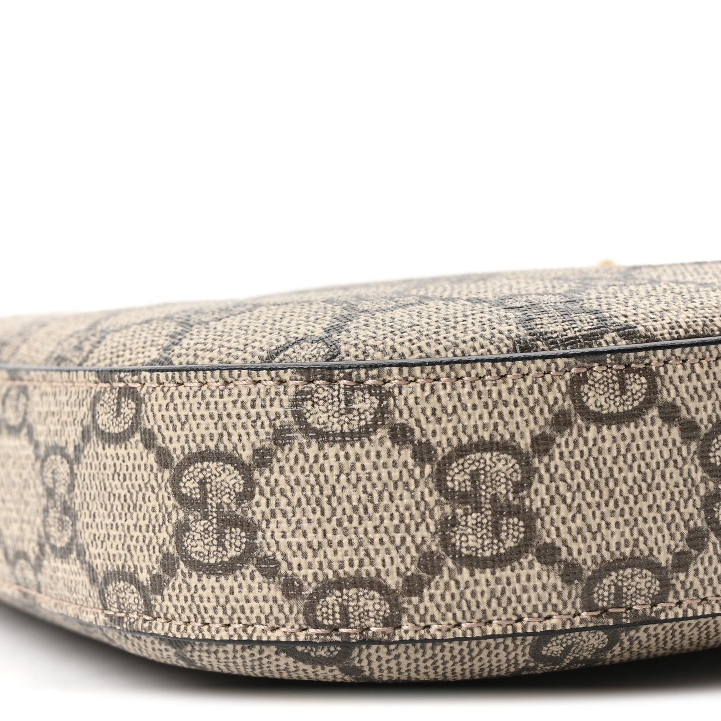 GG Supreme Monogram Snakeskin Small Jackie 1961 Hobo Beige Ebony
