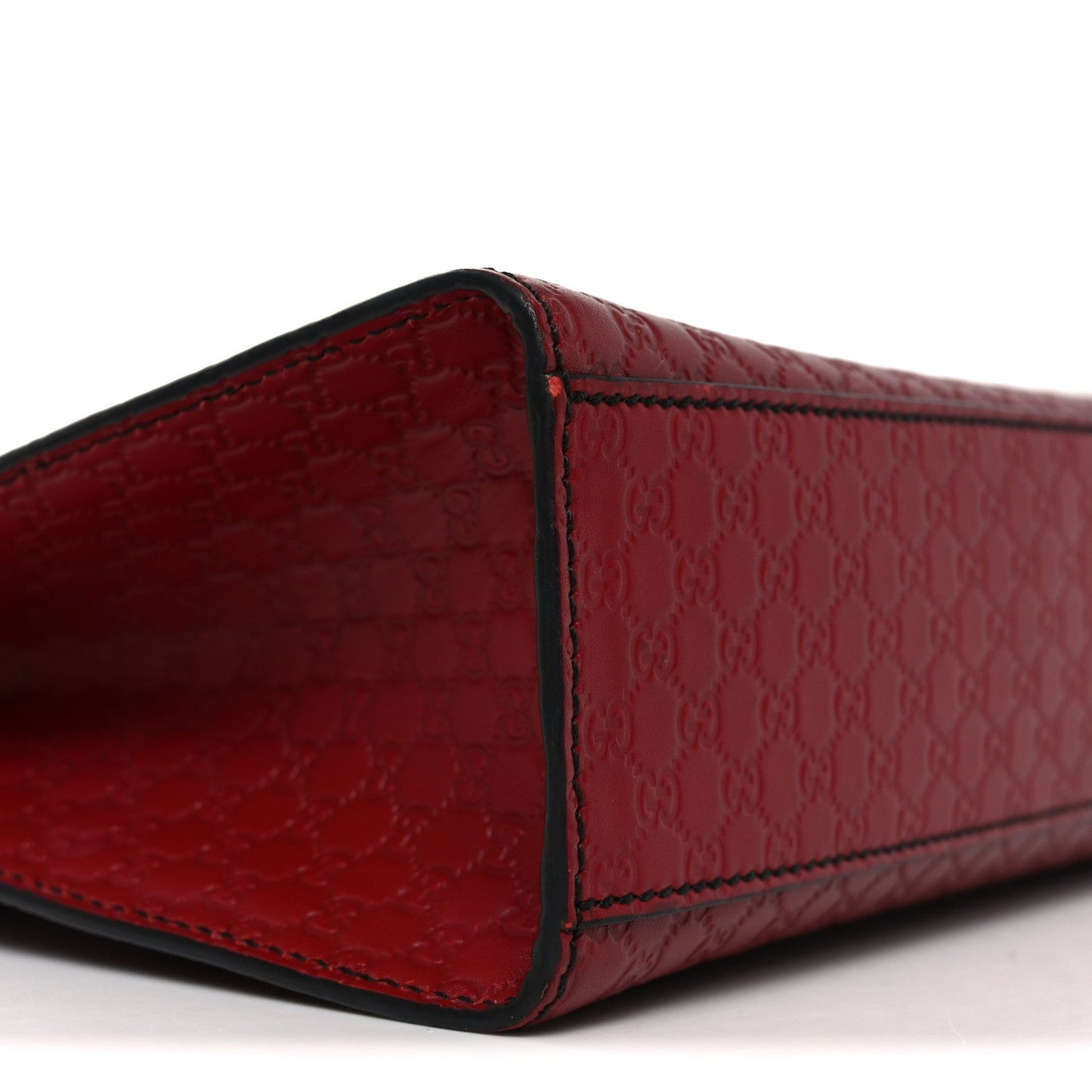 Microguccissima Medium Emily Chain Shoulder Bag Red