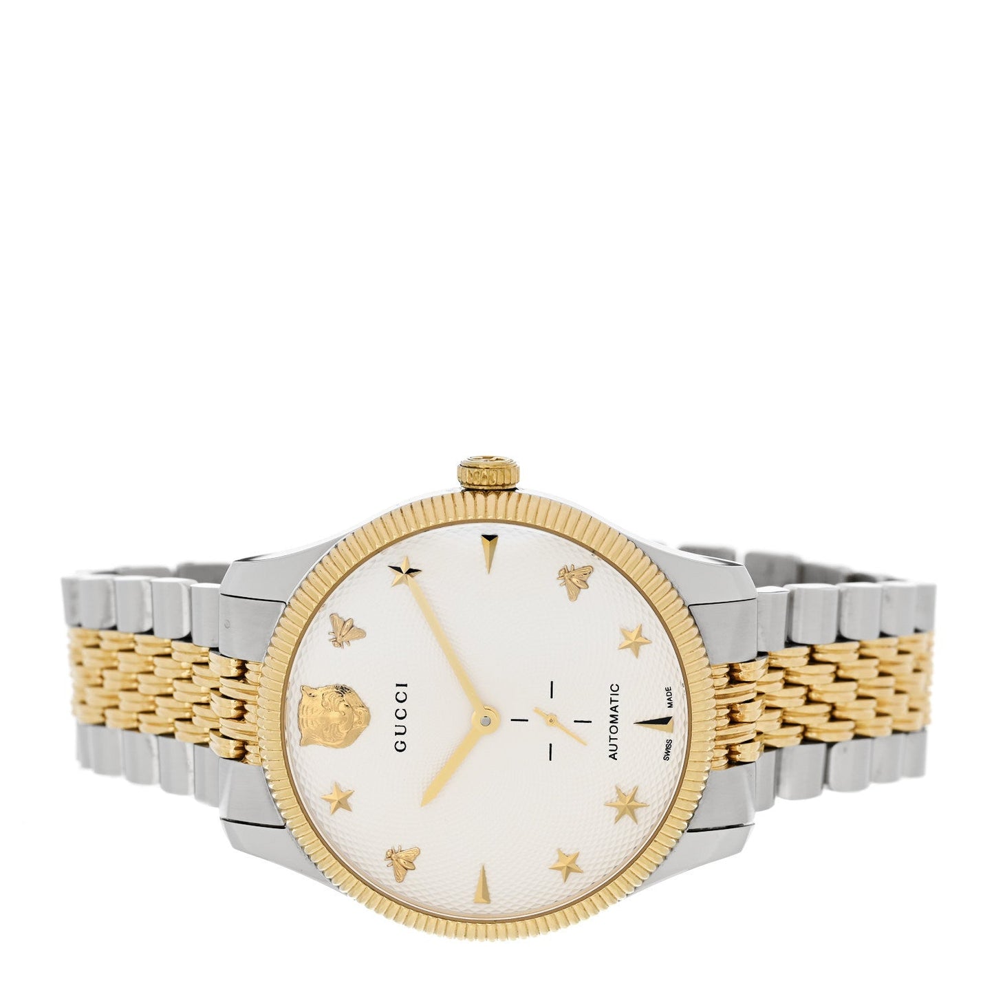 Stainless Steel 40mm G-Timeless Two Tone Charm Automatic Watch