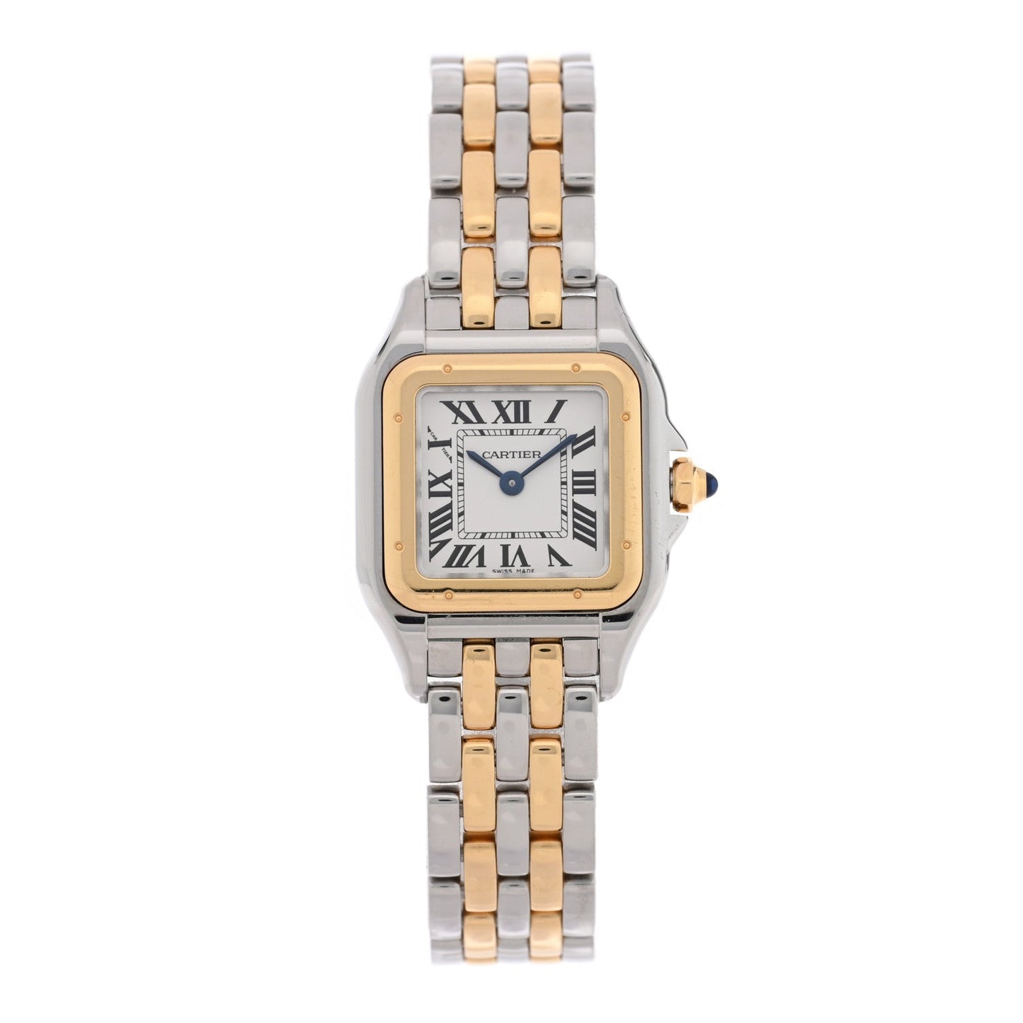 Stainless Steel 18K Yellow Gold 23mm Panthere Quartz Watch