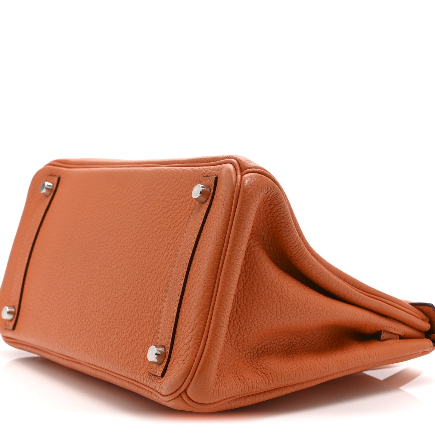 Taurillon Clemence Birkin 30 Orange