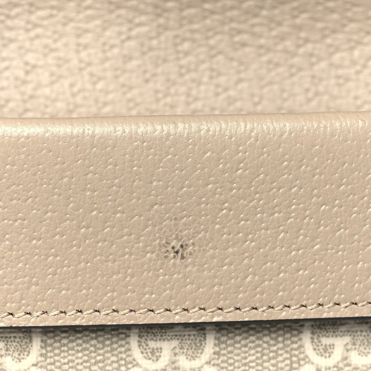 GG Supreme Monogram Textured Dollar Calfskin Super Mini Dionysus Shoulder Bag Beige Mystic White Oatmeal