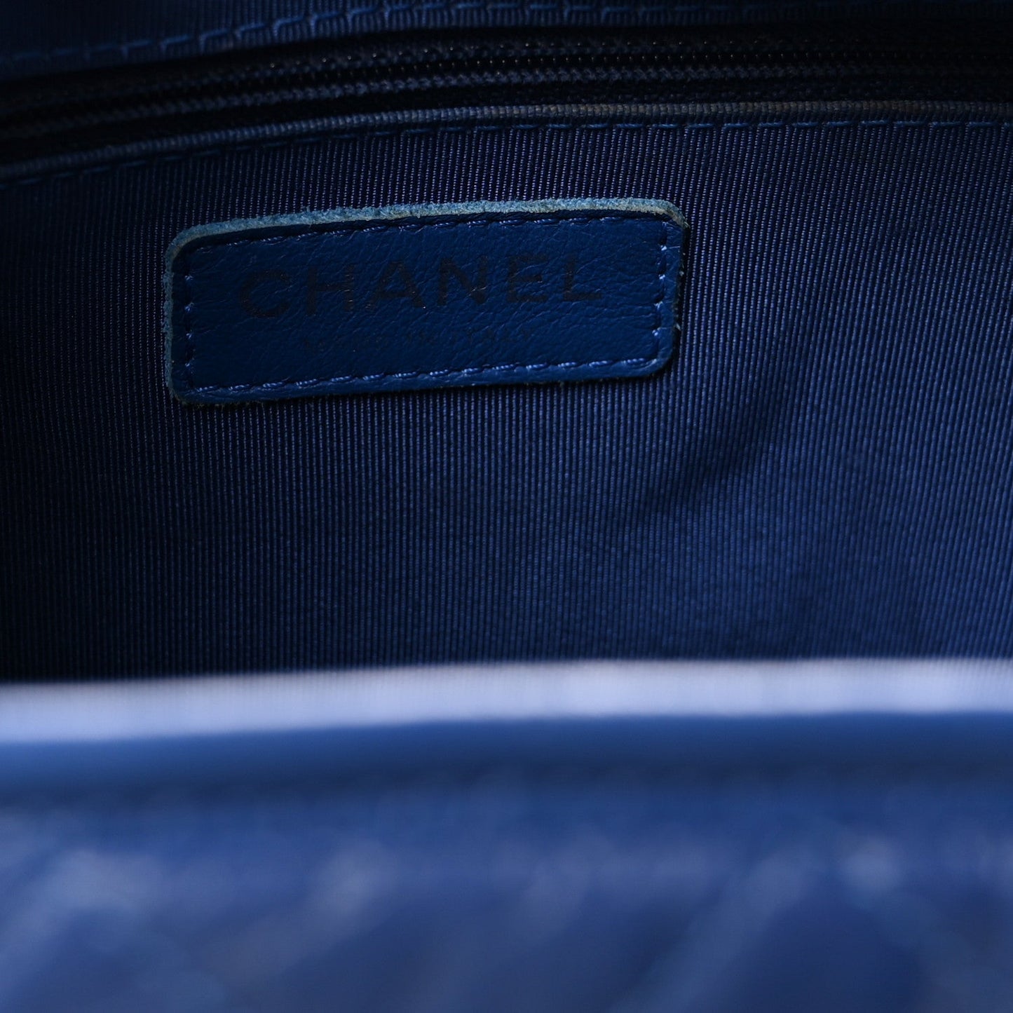 Aged Calfskin Quilted Medium Gabrielle Hobo Blue