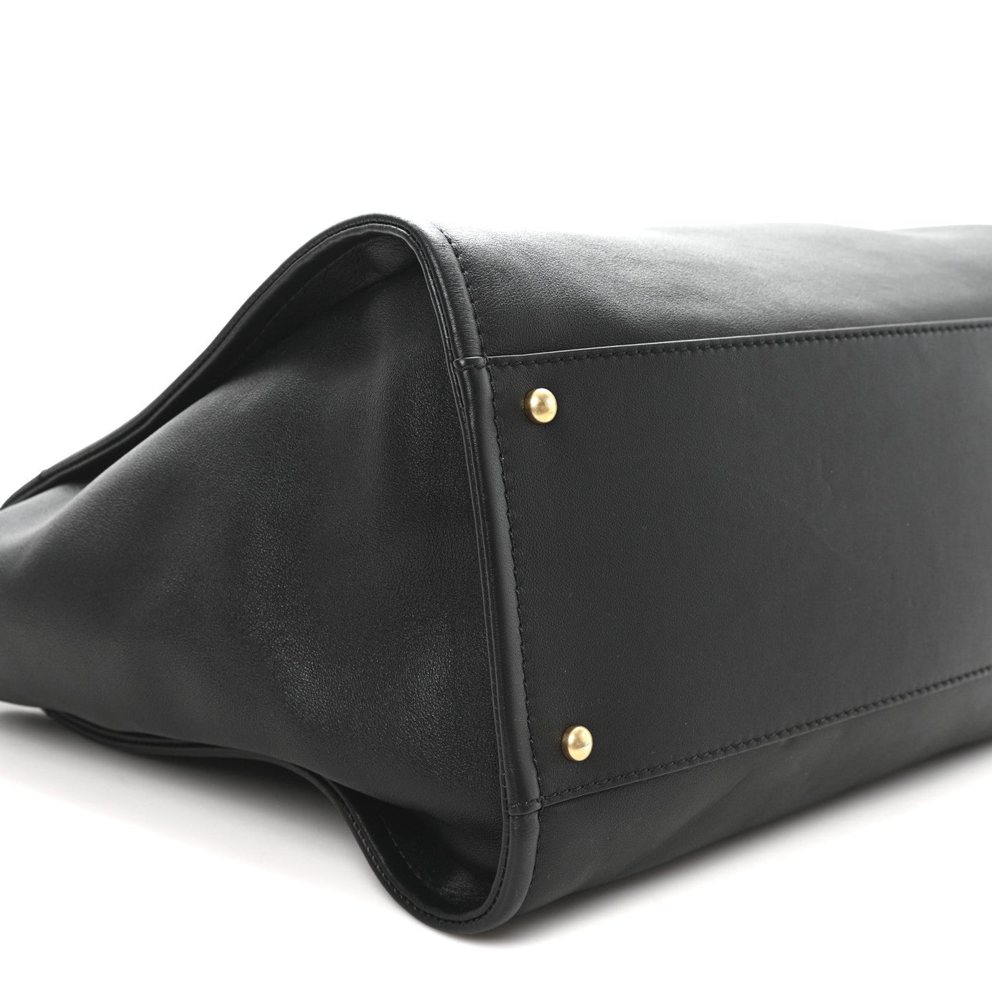Calfskin Medium Deauville Tote Black Multicolor