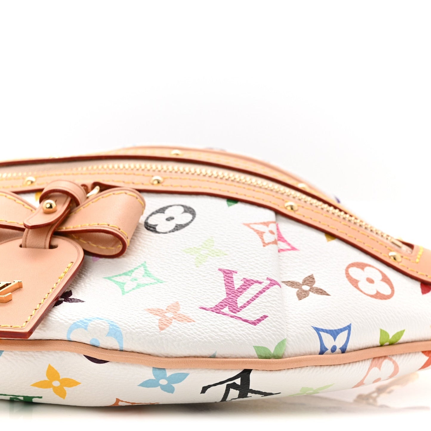 LV X TM Monogram Multicolor High Rise Bumbag White