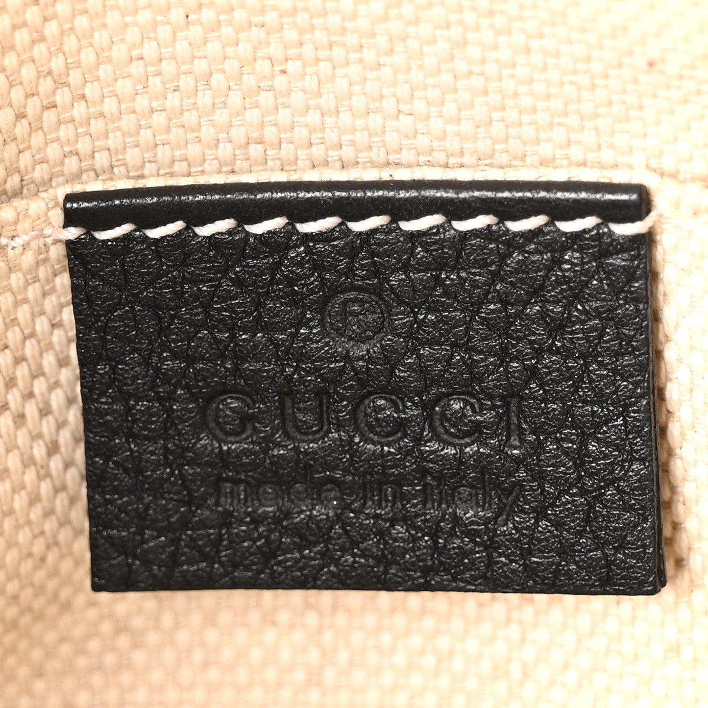 Pebbled Calfskin Small Soho Disco Bag Black