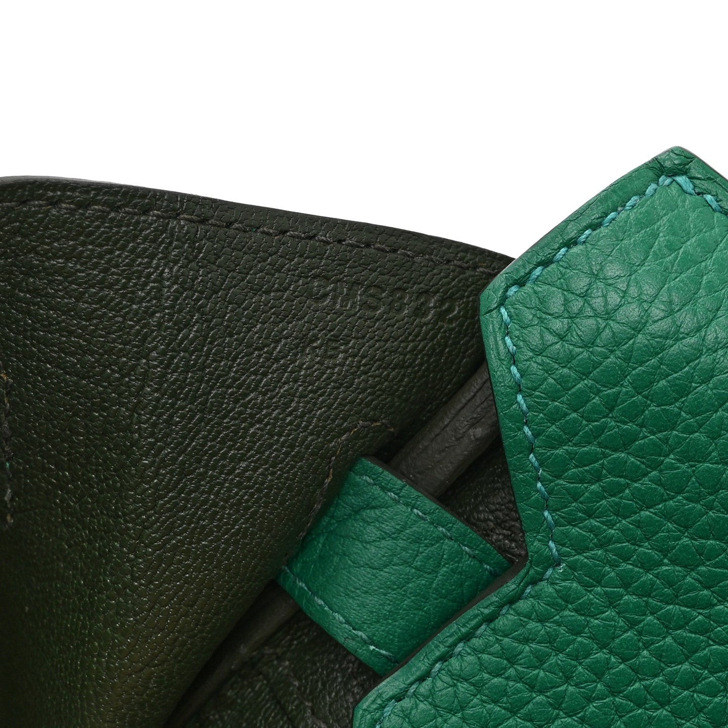 Togo Verso Birkin 30 Vert Vertigo Vert Fonce
