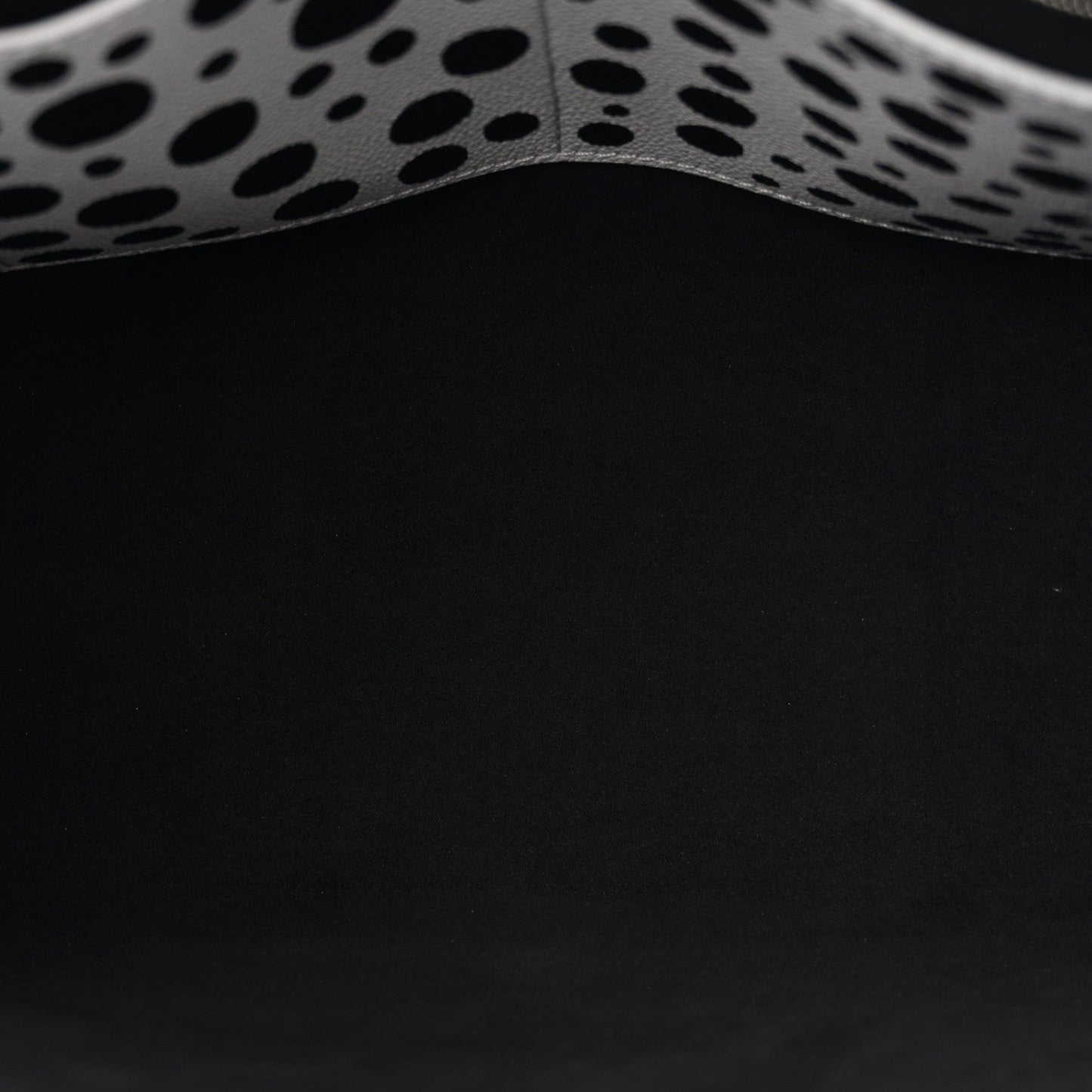 Monogram Kusama Dots Onthego MM Black White