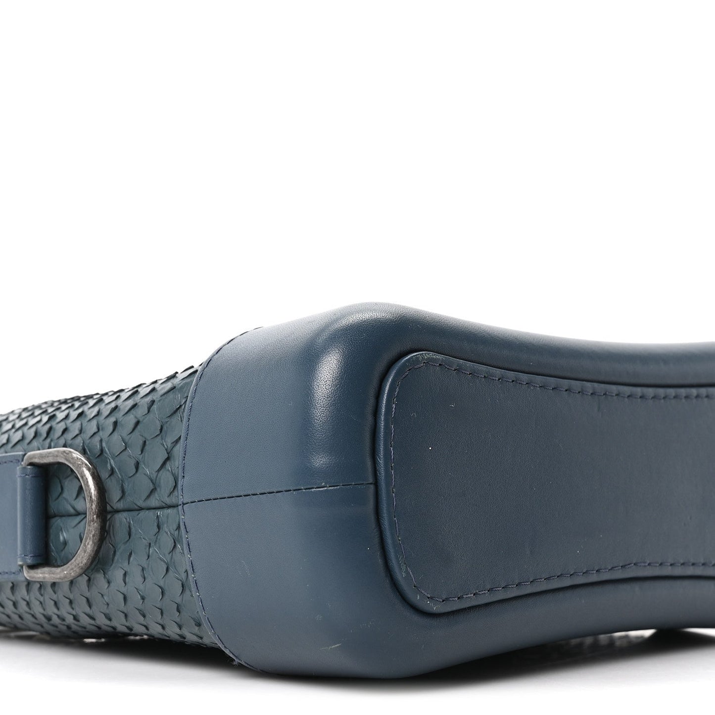 Snakeskin Small Gabrielle Hobo Blue