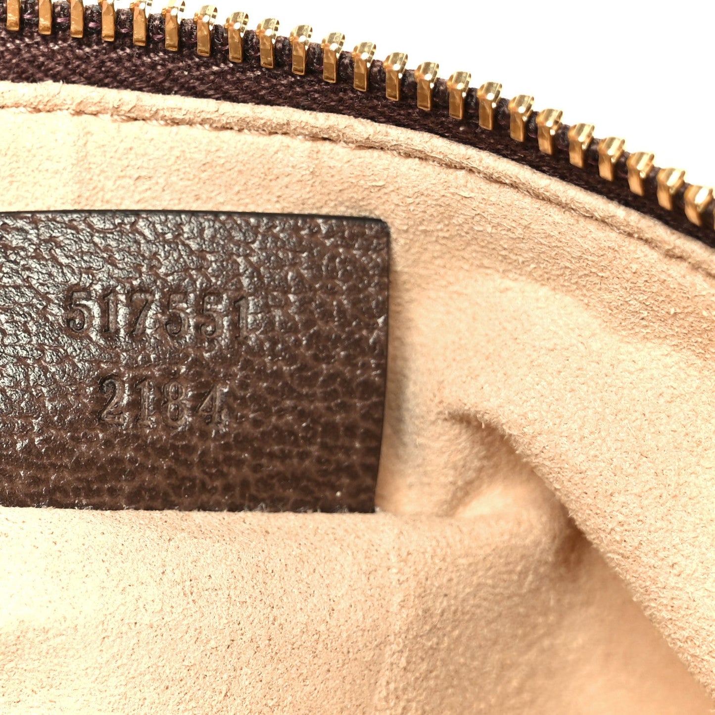 GG Supreme Monogram Large Ophidia Pouch Clutch Brown