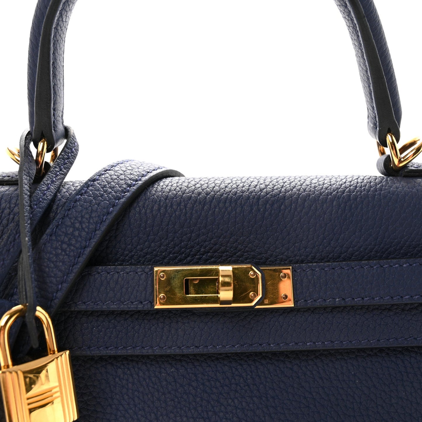 Togo Kelly Retourne 25 Bleu Saphir