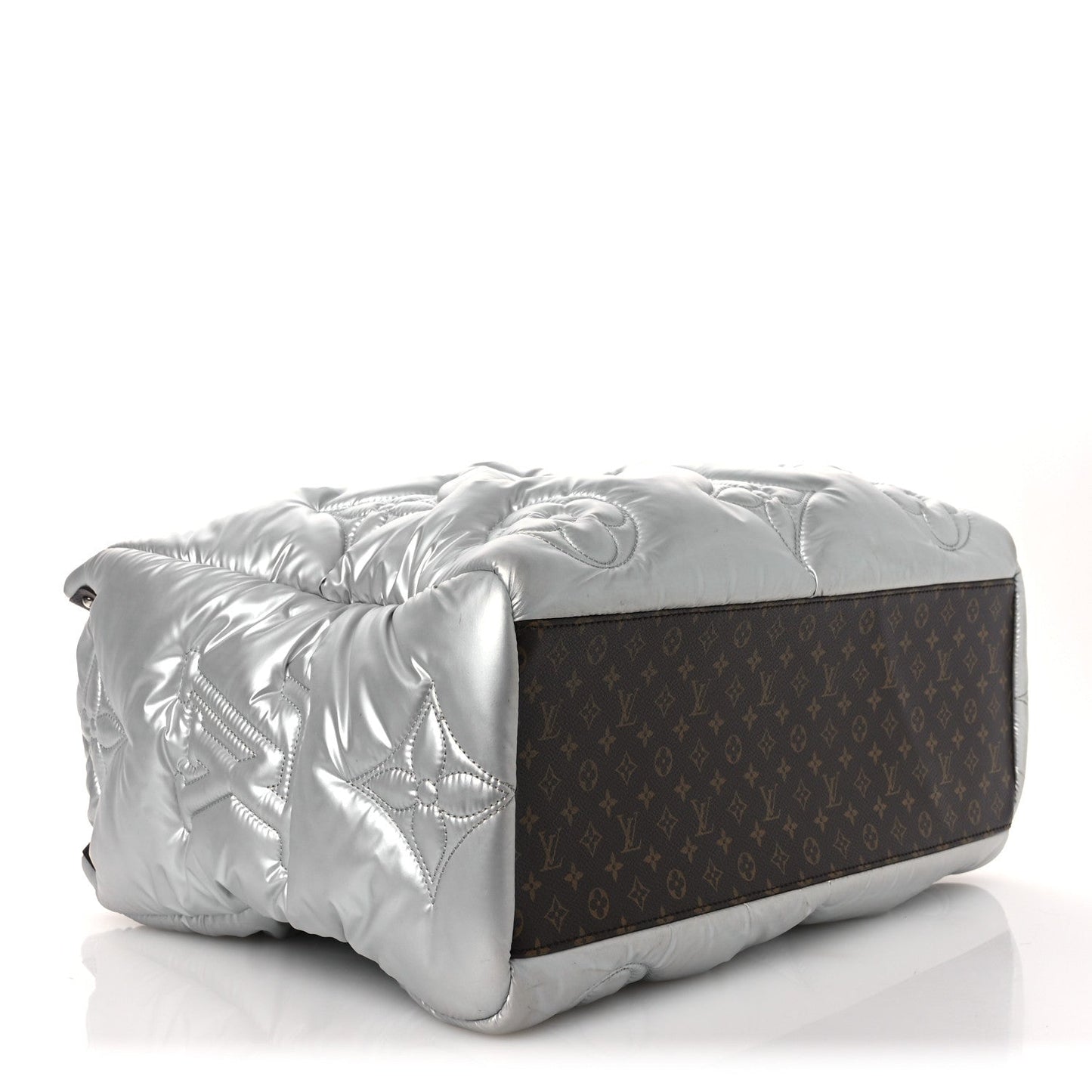 Econyl Monogram Pillow Giant Onthego GM Silver