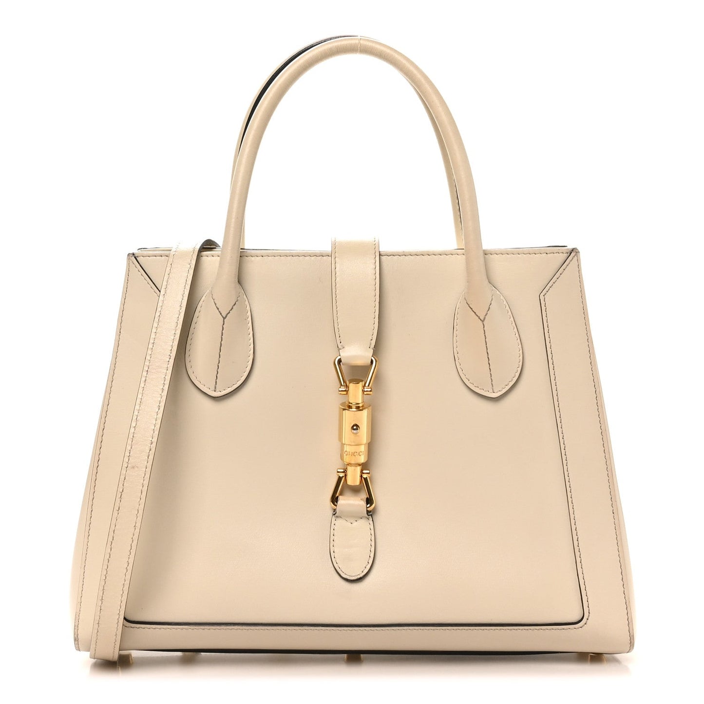 Boarded Plutone Calfskin Medium Jackie 1961 Tote Mystic White