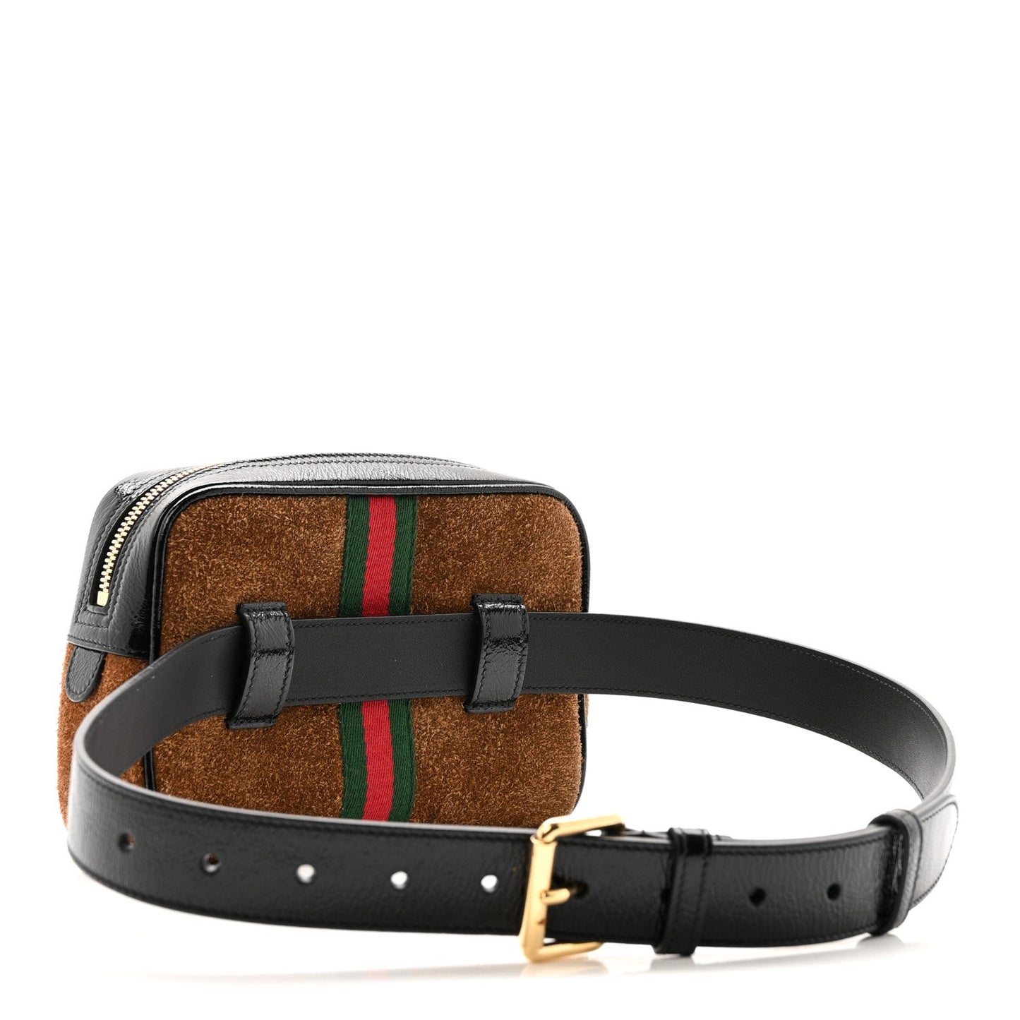 Suede Small Ophidia Belt Bag 85 34 Brown