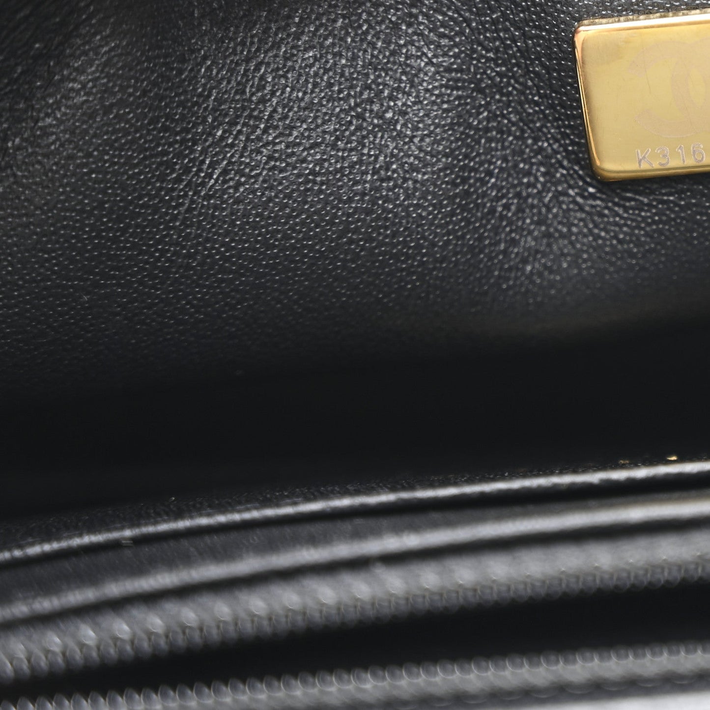 Lambskin Quilted Mini Rectangular Flap Black