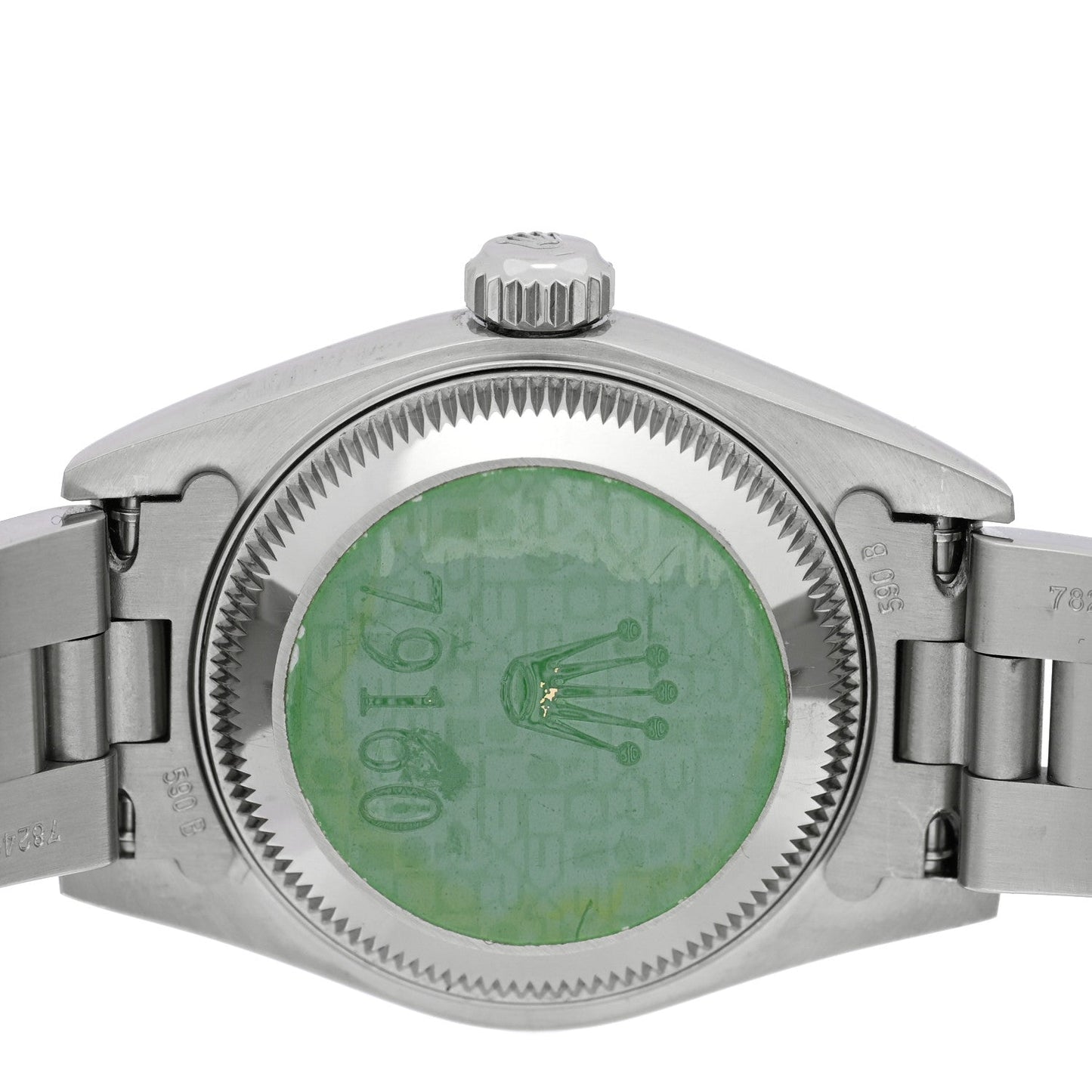 Stainless Steel 26mm Oyster Perpetual Date Watch Blue 79160